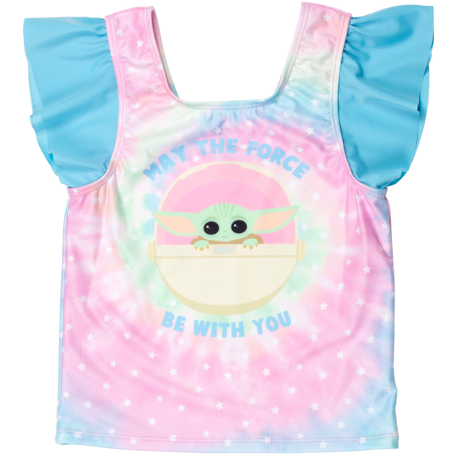 Star Wars The Mandalorian Grogu Big Girls' 2-Piece Swimwear Bathing Suit