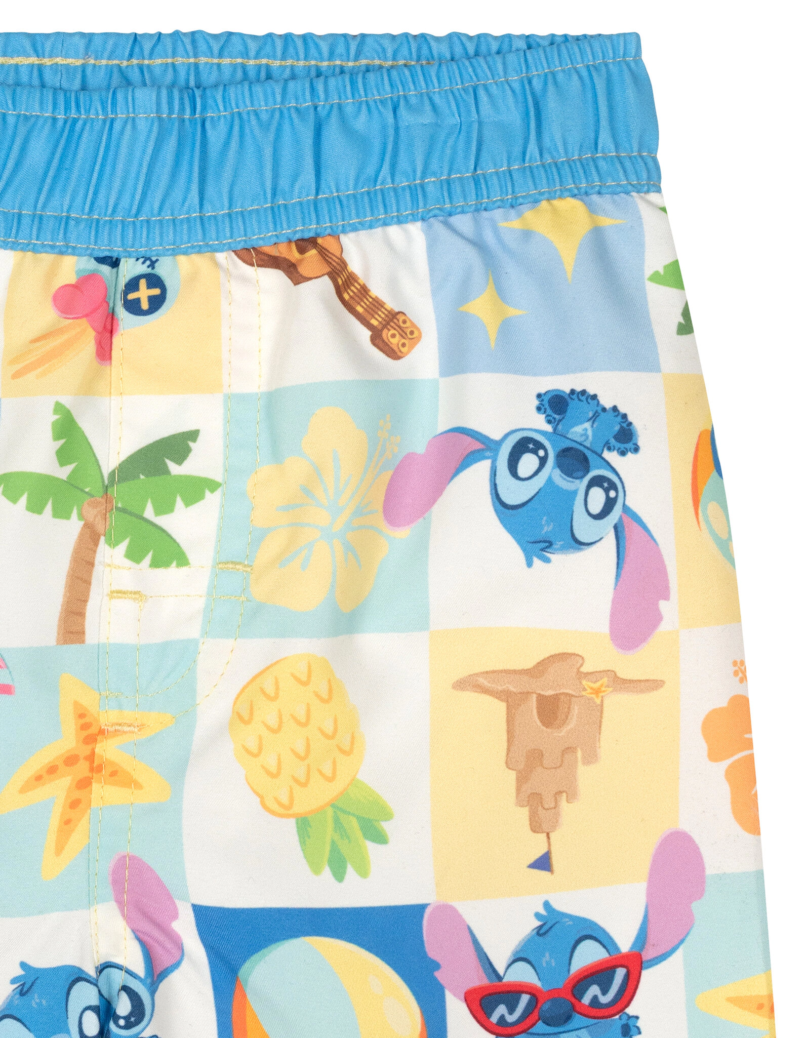 Disney Baby Boys' Swimwear 2-Piece Rash Guard and Swim Trunks Set