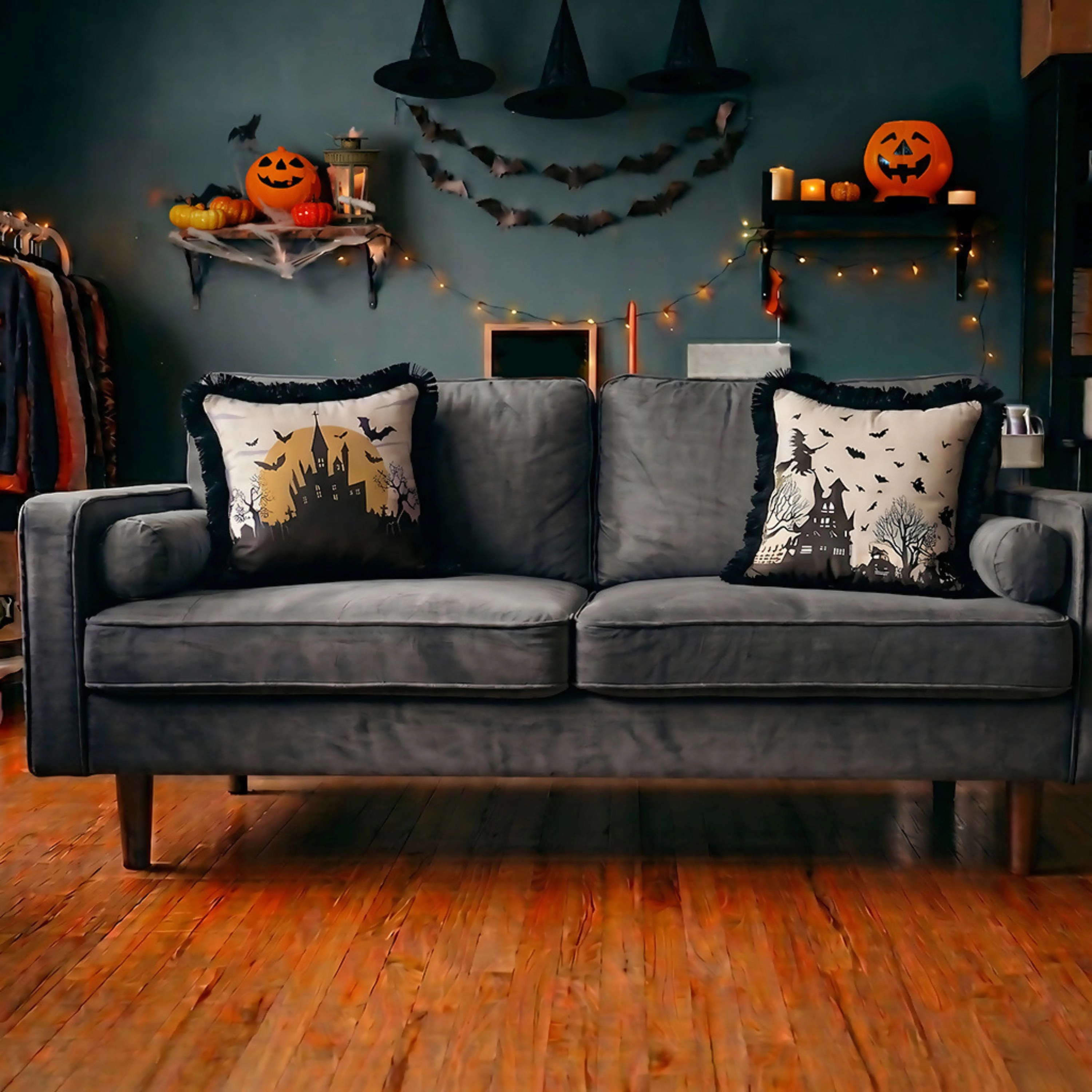 Wear Sierra Halloween Themed Throw Pillow Covers