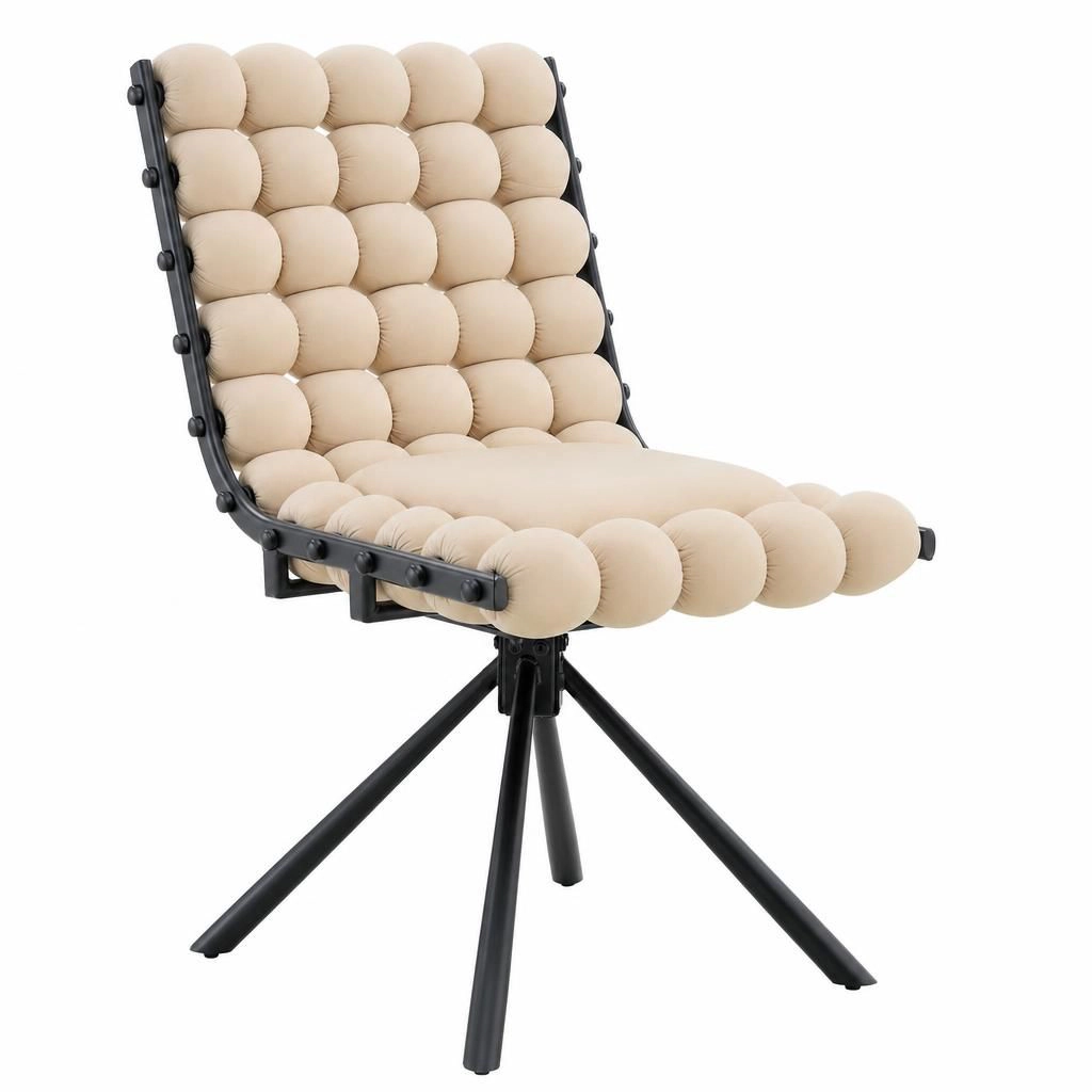 GOODSILO Comfortable Upholstered Velvet Dining Seating Chair