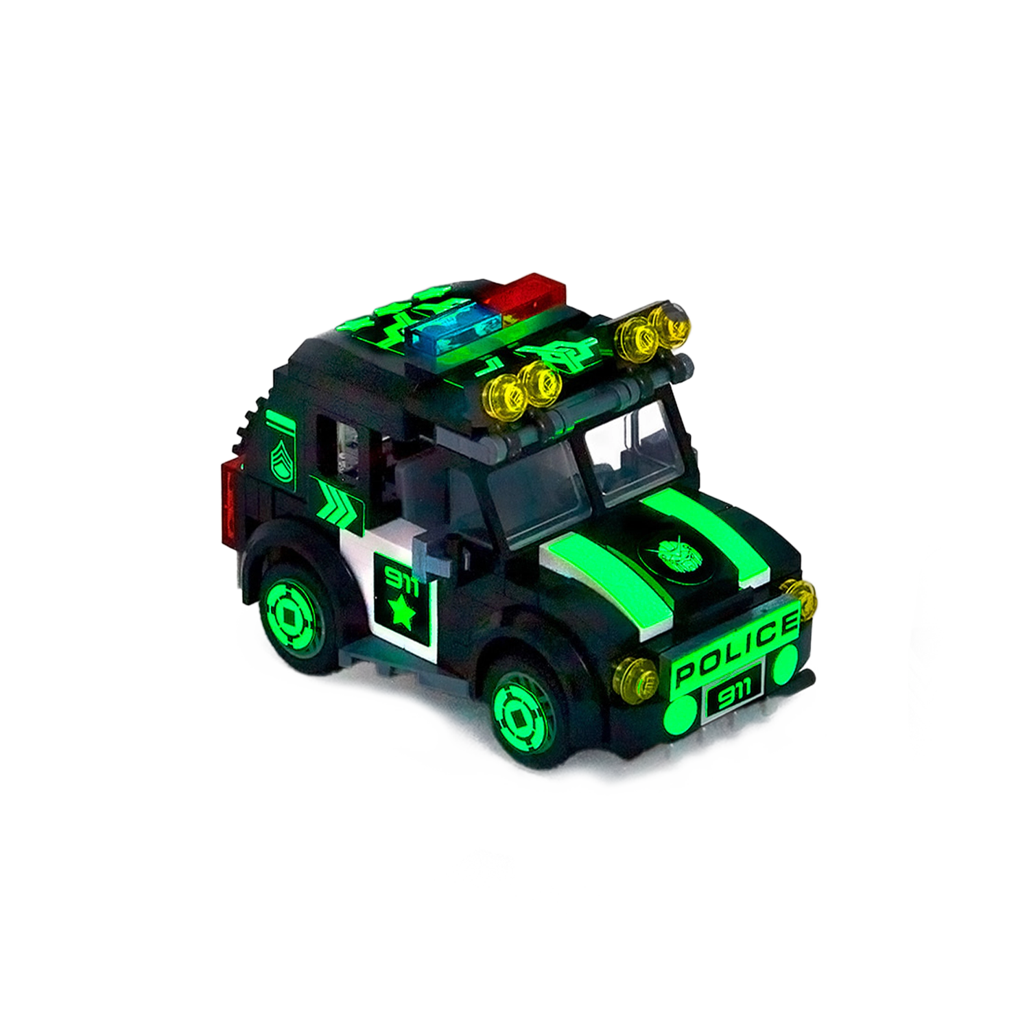Robotryx Kids Voltroid Police 3-in-1 Robot Set - 245-Piece Hero Squad Building Set