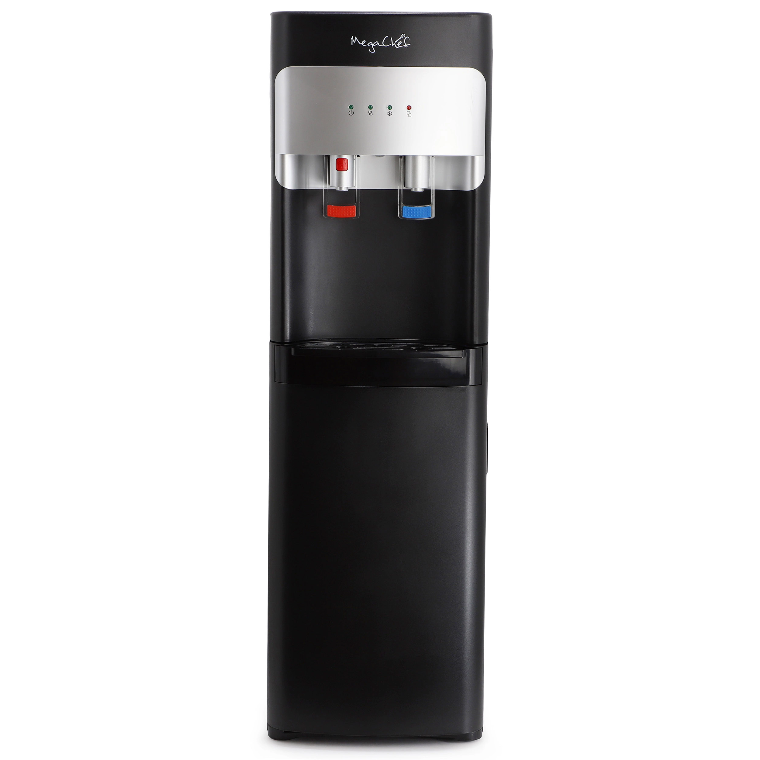 MegaChef Bottom Load Hot and Cold Water Dispenser in Black