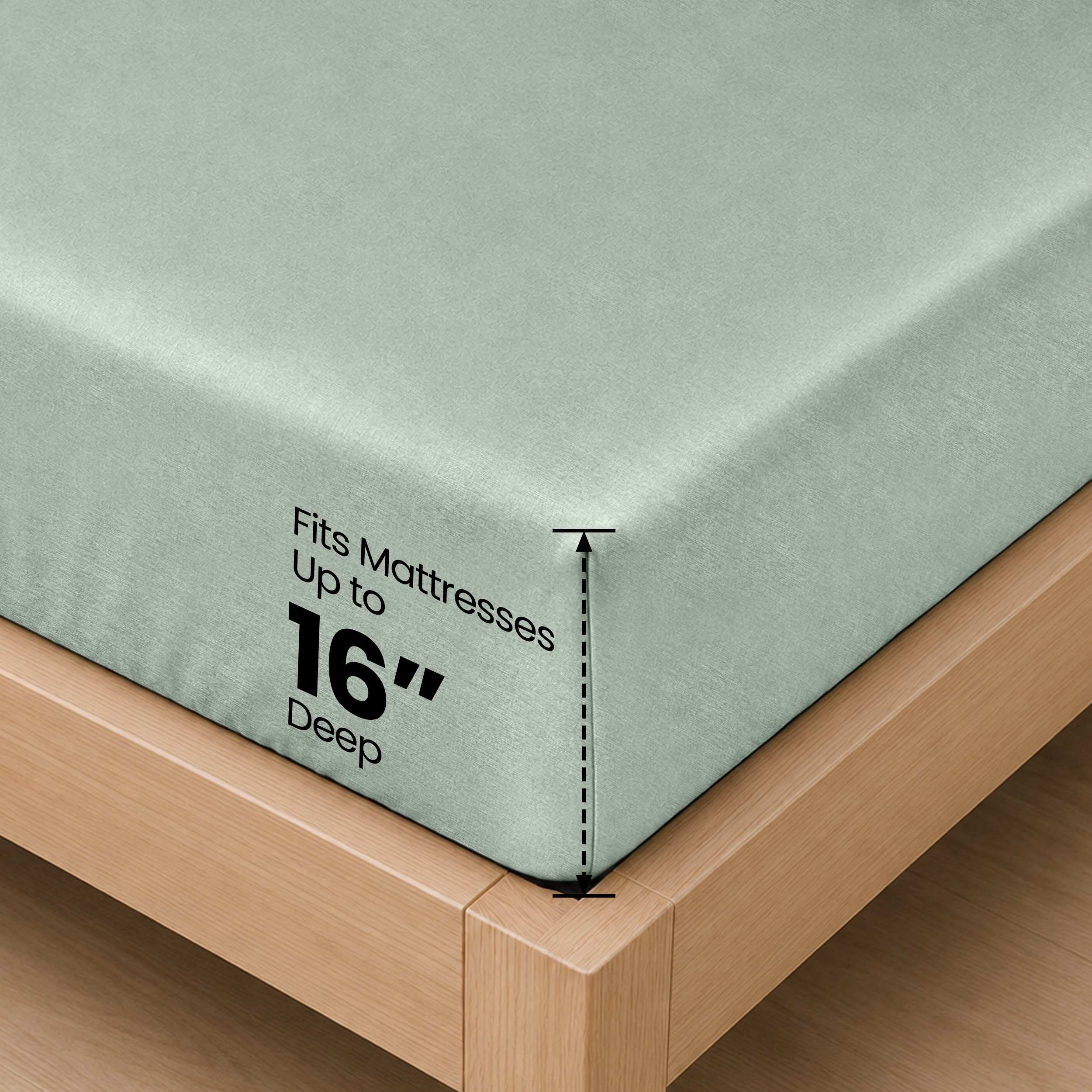 Lux Decor Collection Rayon from Bamboo Viscose Blend Sheet Set, Soft, Cooling & Breathable