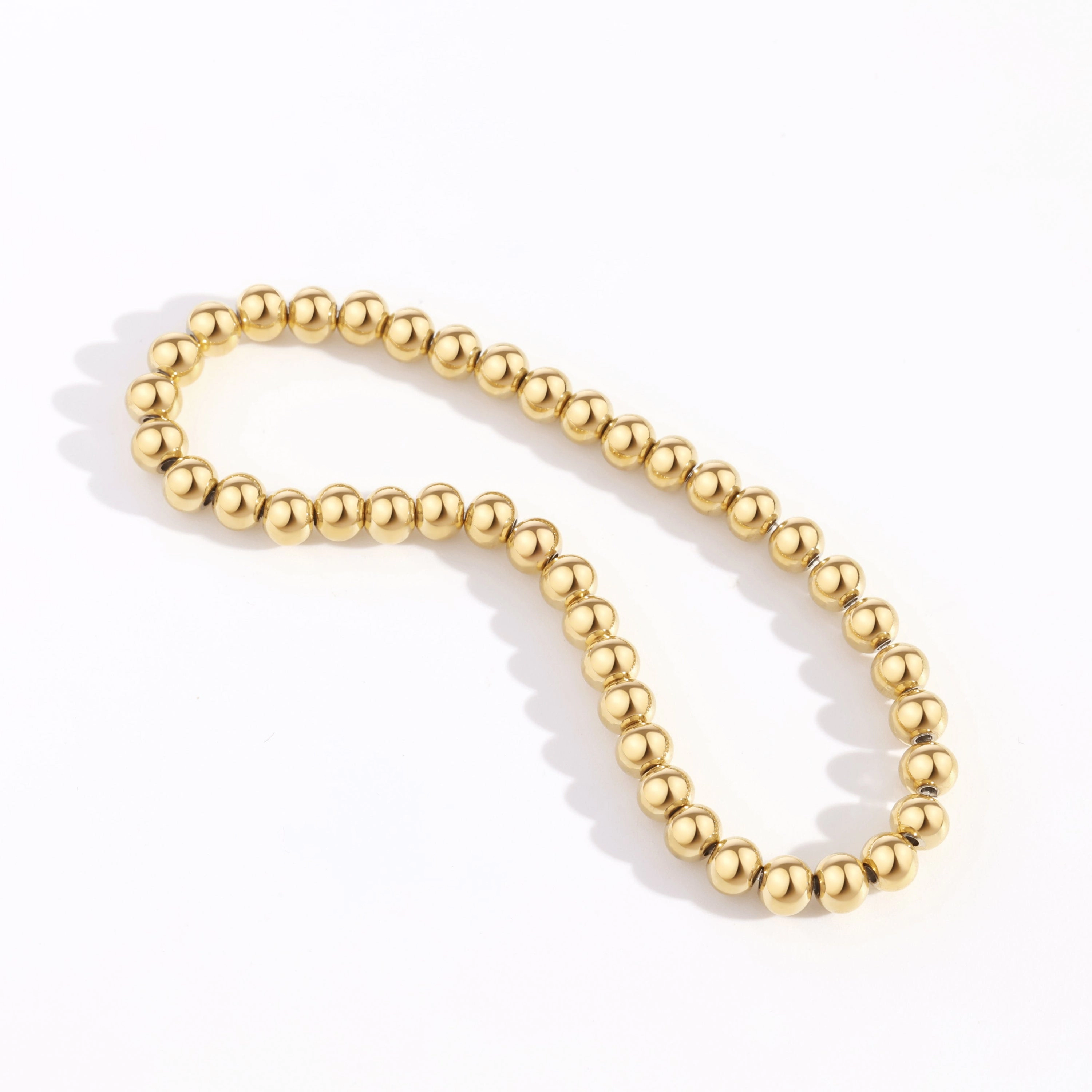 Mint & Lily Women's 3mm 5mm Beaded Bracelet Stacking Set