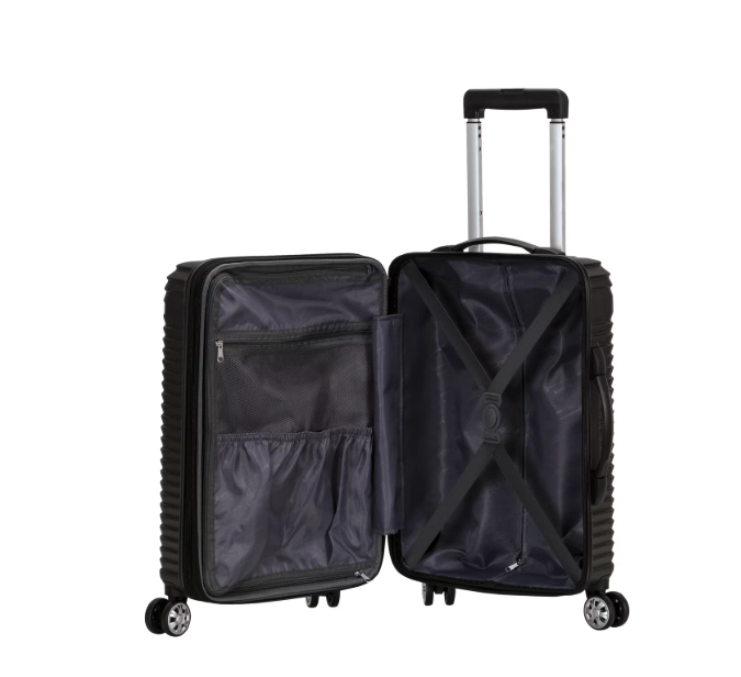 Rockland Star Trail 20" ABS Carry-On, Black
