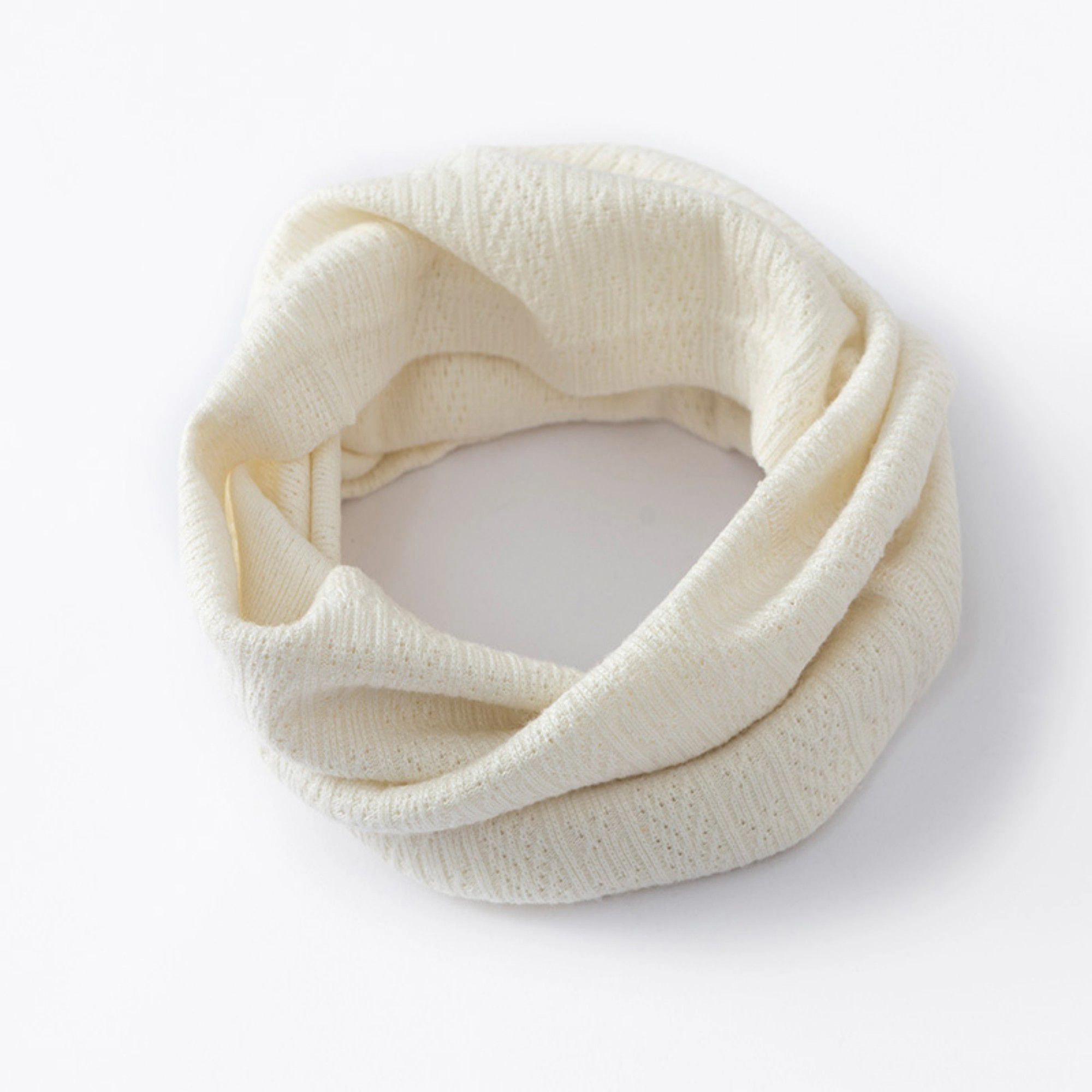 Anna-Kaci Soft Knit Infinity Scarf with Textured Loop Design for Cozy Layering