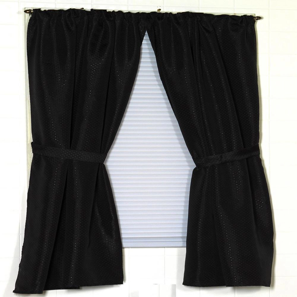 Carnation Home Fashions "Lauren" Diamond-Piqued, 100% Polyester Window Curtain