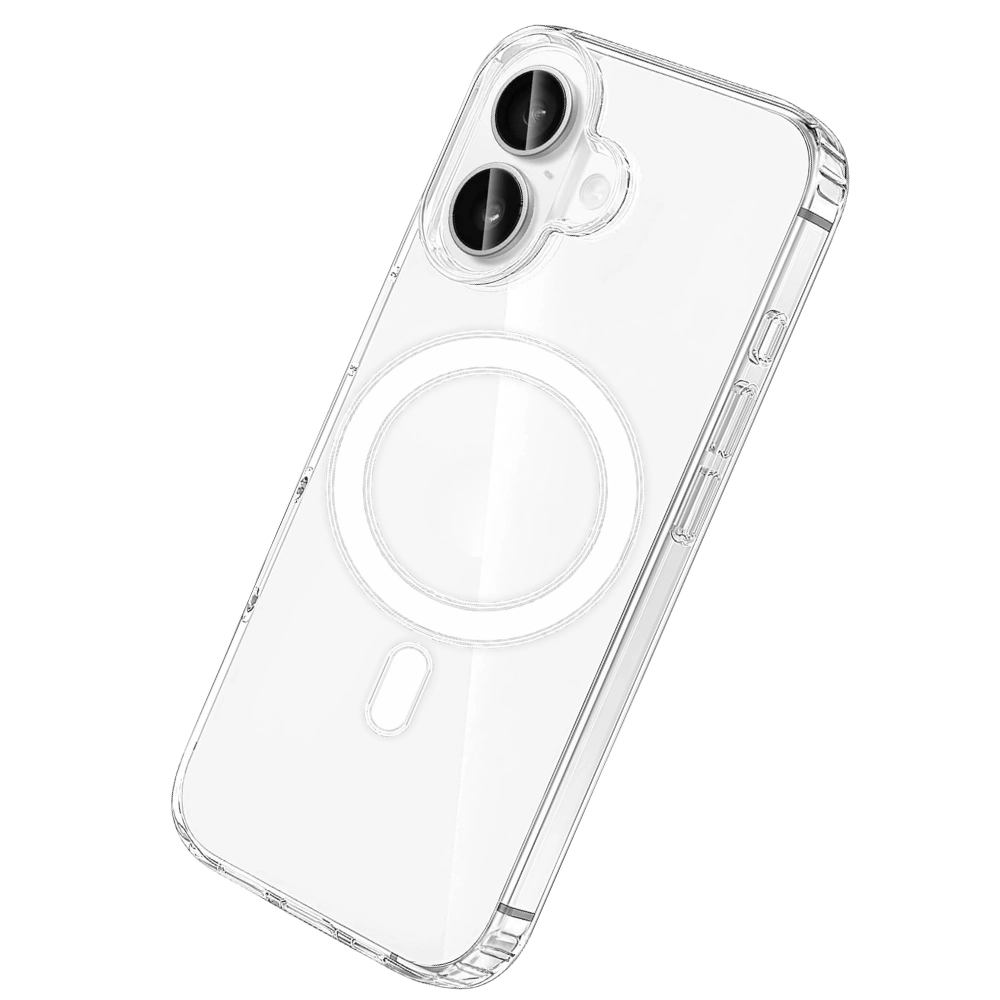 Qixxronics Magnetic Phone Cover for iPhone 17, Shockproof Magnetic Case Compatible with iPhone 17