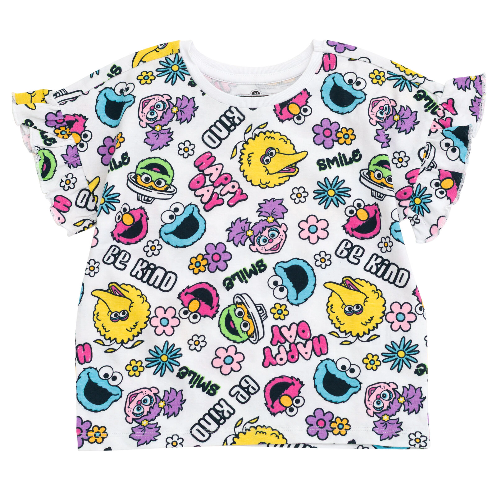 Sesame Street Girls' 2-Piece T-Shirt and Shorts Set