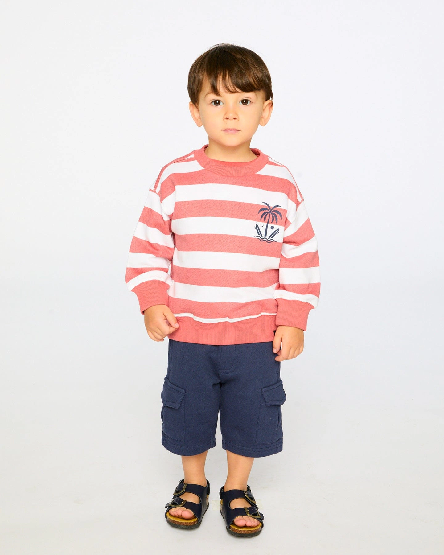 Deux par Boys French Terry Cargo Pocket Shorts