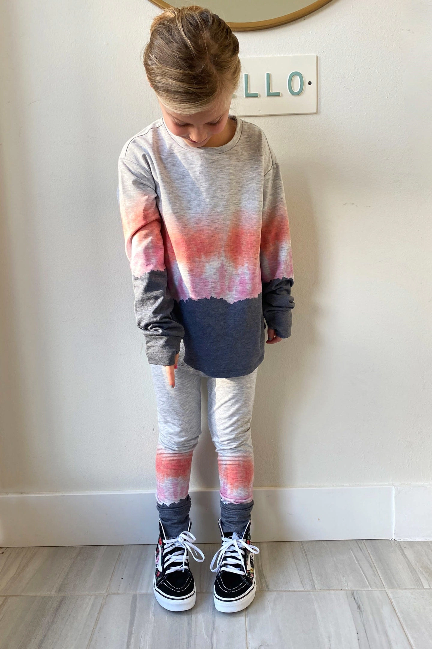 Rockets of Awesome Tie Dye Terry Legging for Girls