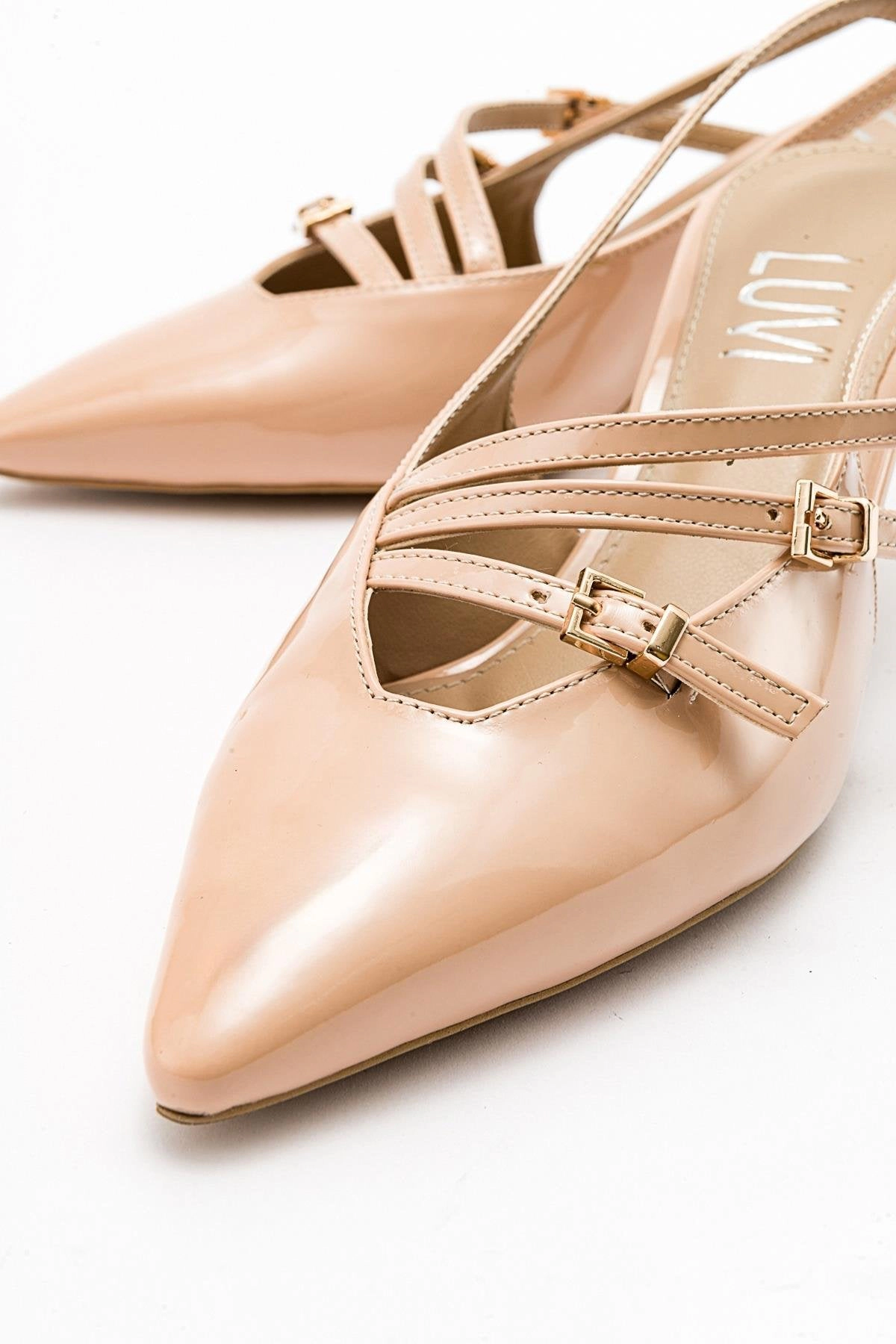 Prologue Shoes Womens Magra Pointed-Toe Slingback Stiletto