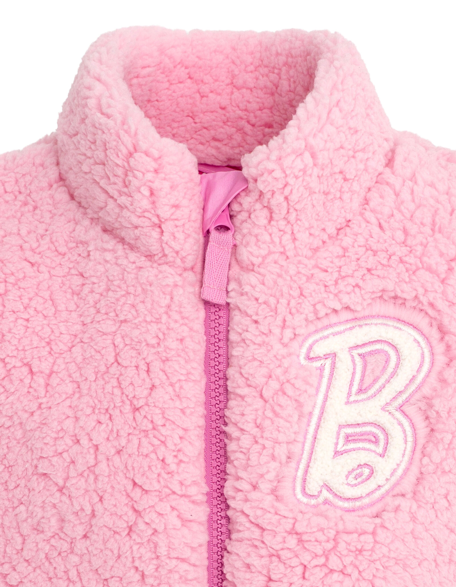 Barbie Girls' Zip-Up Fleece Vest