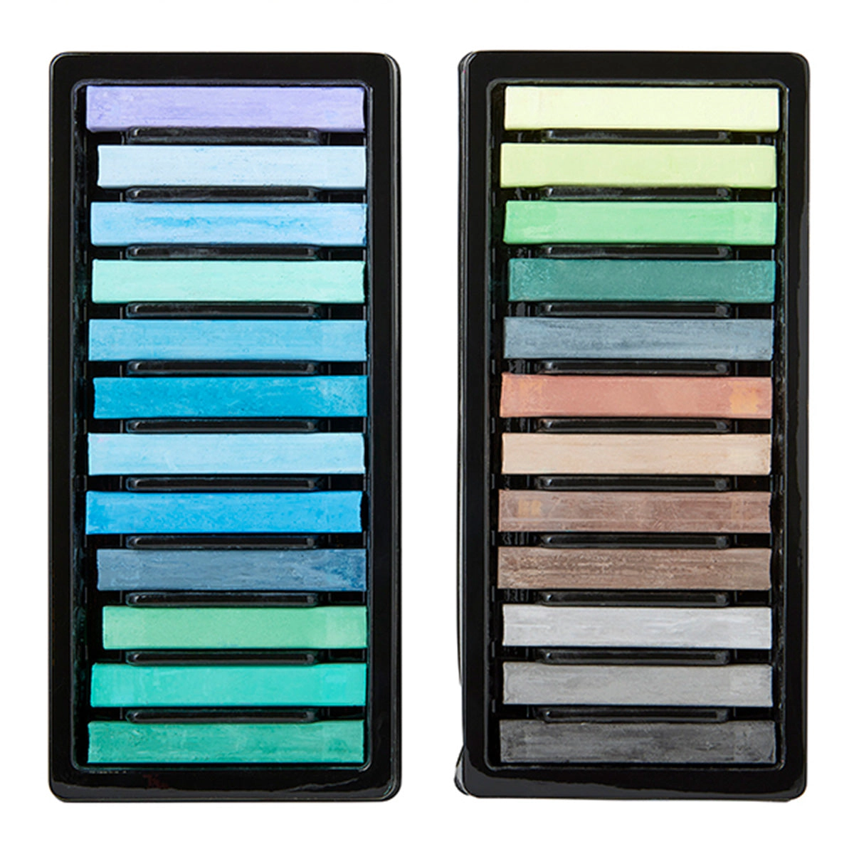 KINGART Square Chalk Pastels - 48 Vibrant Colors