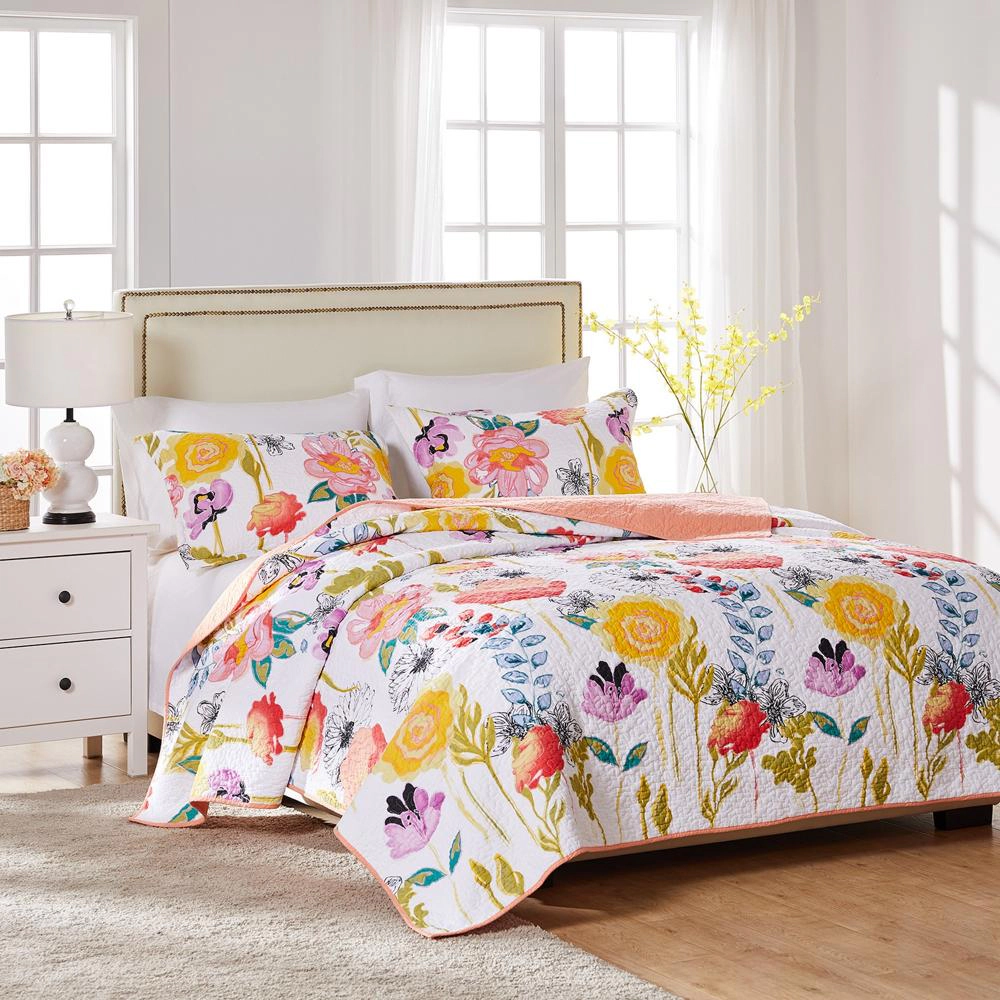 Greenland Home Fashion Watercolor Dream Quilt Set