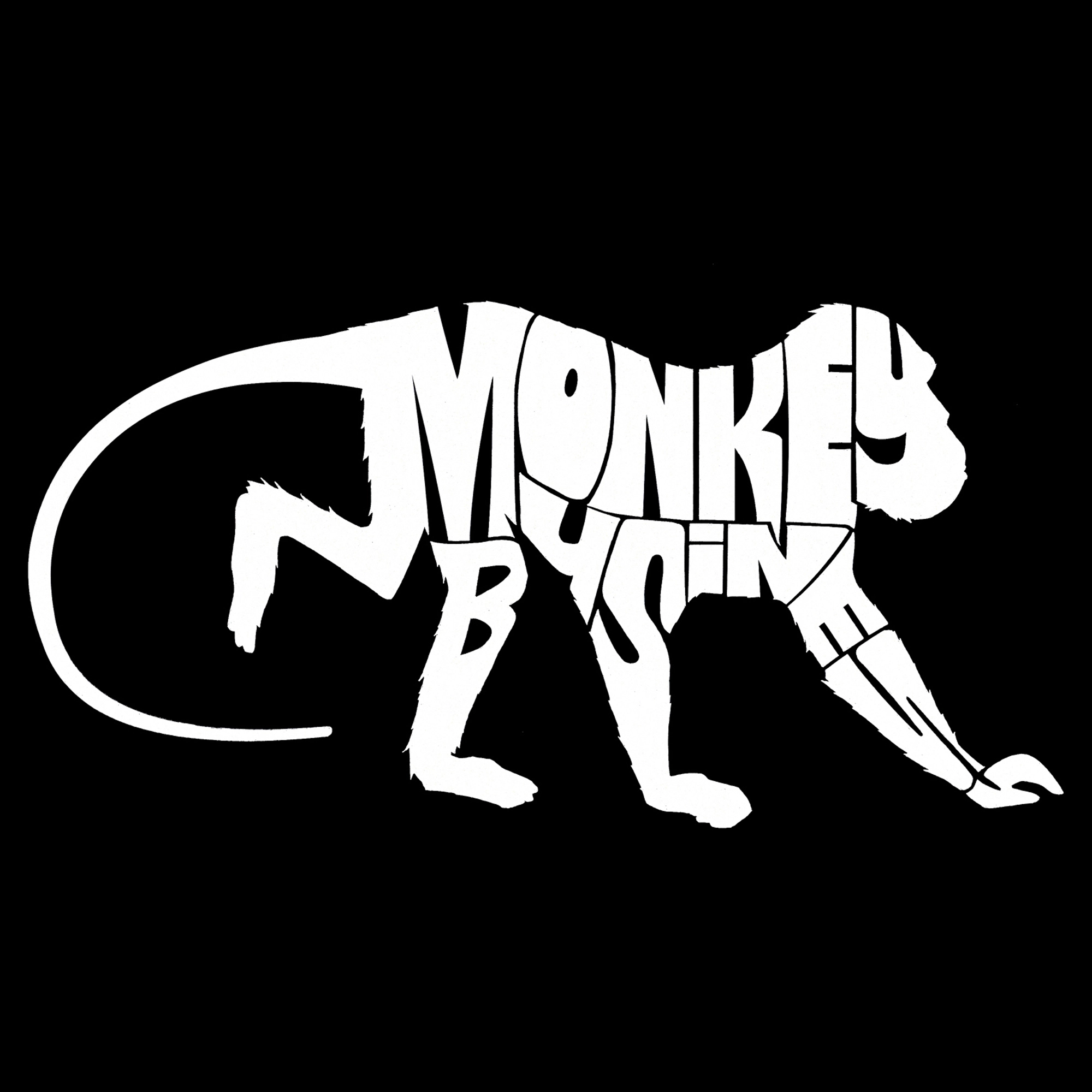 LA Pop Art Men's Word T-Shirt - Monkey Business