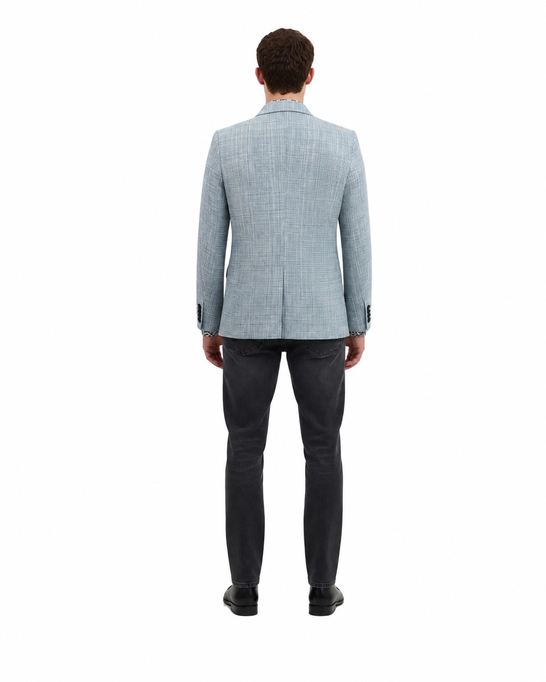 Elie Balleh Men's Slim Fit Single Breasted Blazer