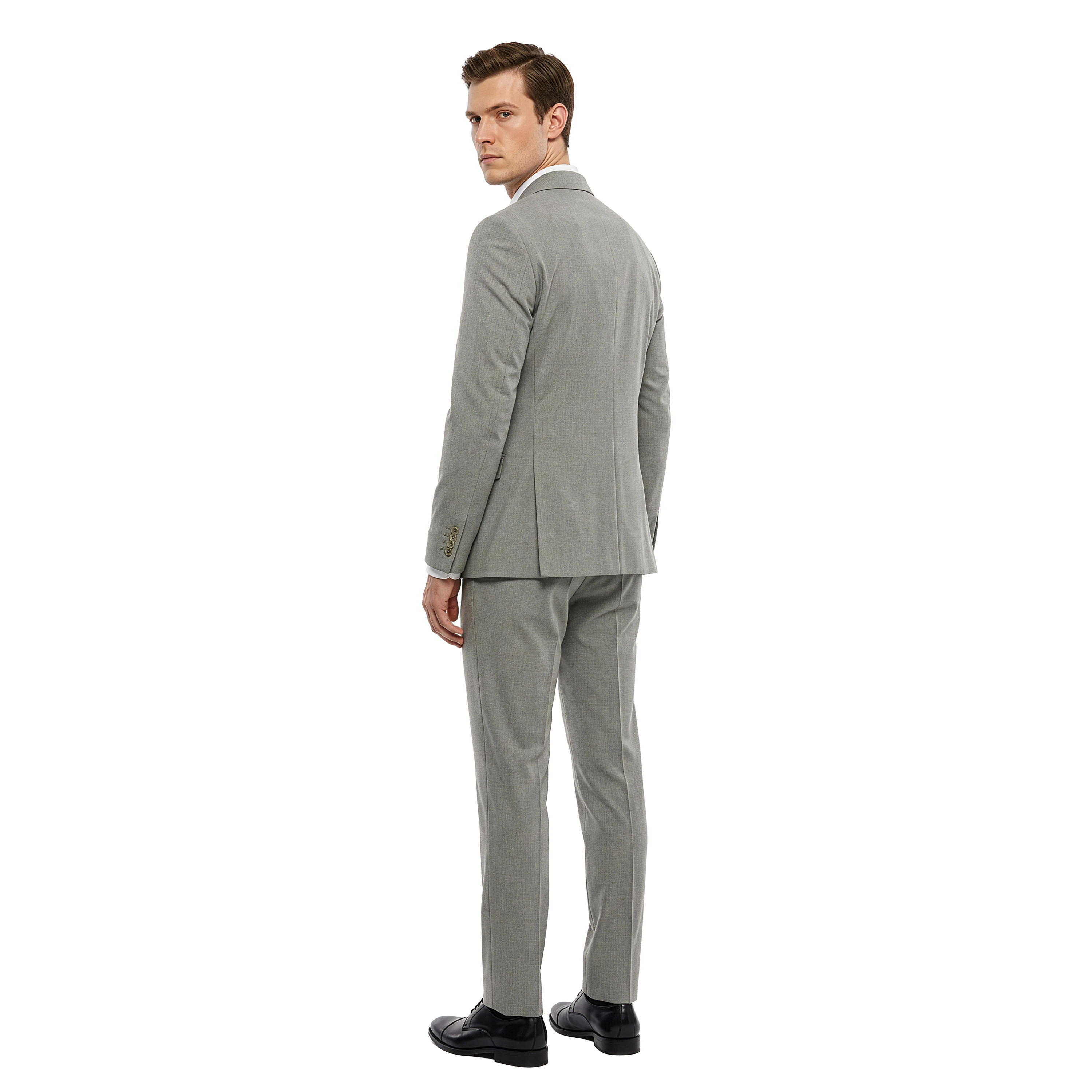 Tazzio Men’s Wide Shawl Collar Double Breasted 2pc Tuxedo Set