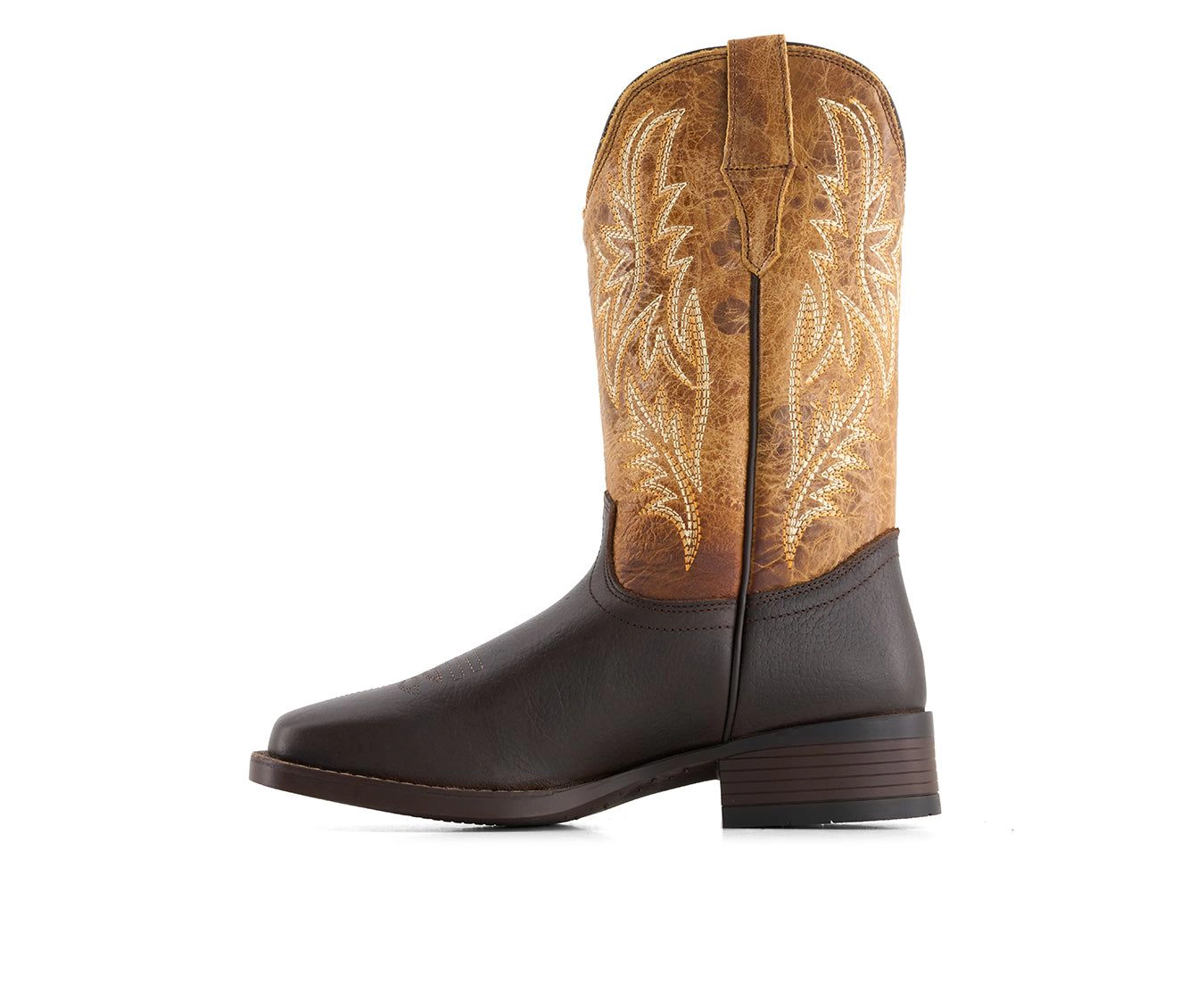 Forastero Womens Real Leather Square Toe Cowgirl Boots