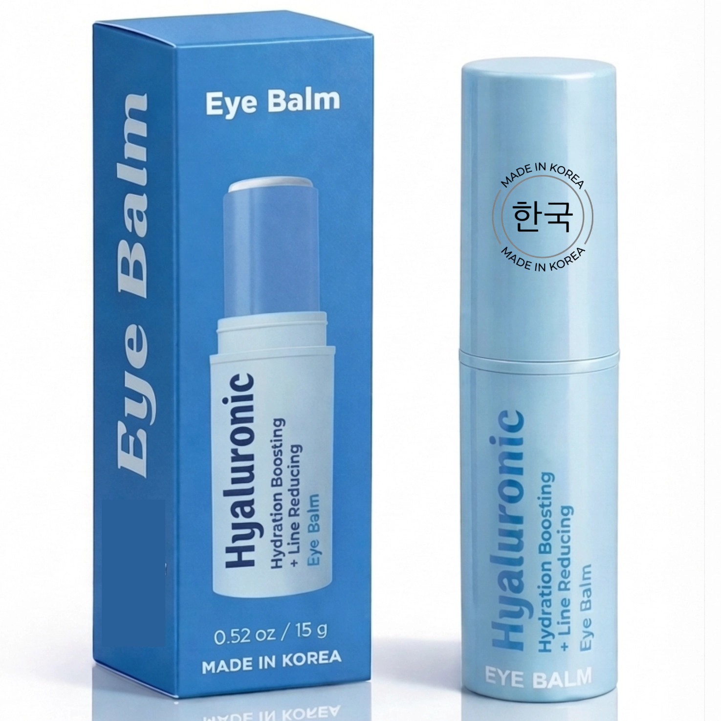 Lovery Hyaluronic Hydration-Boosting Eye Balm - Korean Skin Care Moisture & Line-Smoothing Treatment