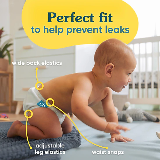 Charlie Banana One-Size Reusable Cloth Diaper with Fleece Lining and Deluxe Insert - Construction