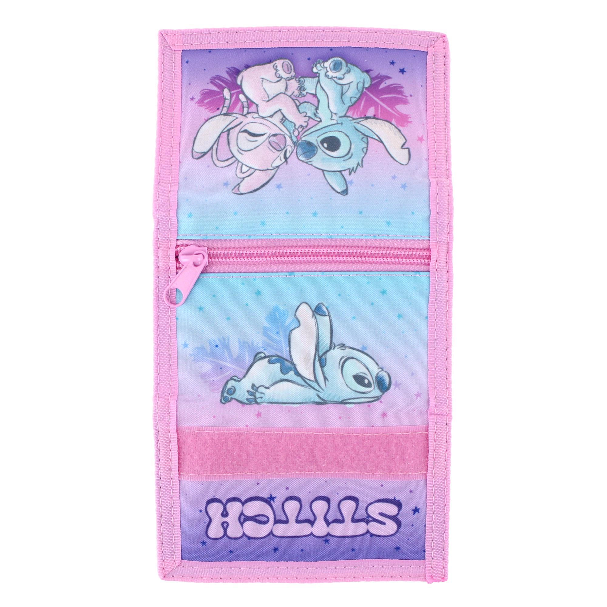 Textiel Trade Disney's Kids Lilo & Stitch with Angel Tri-Fold Wallet
