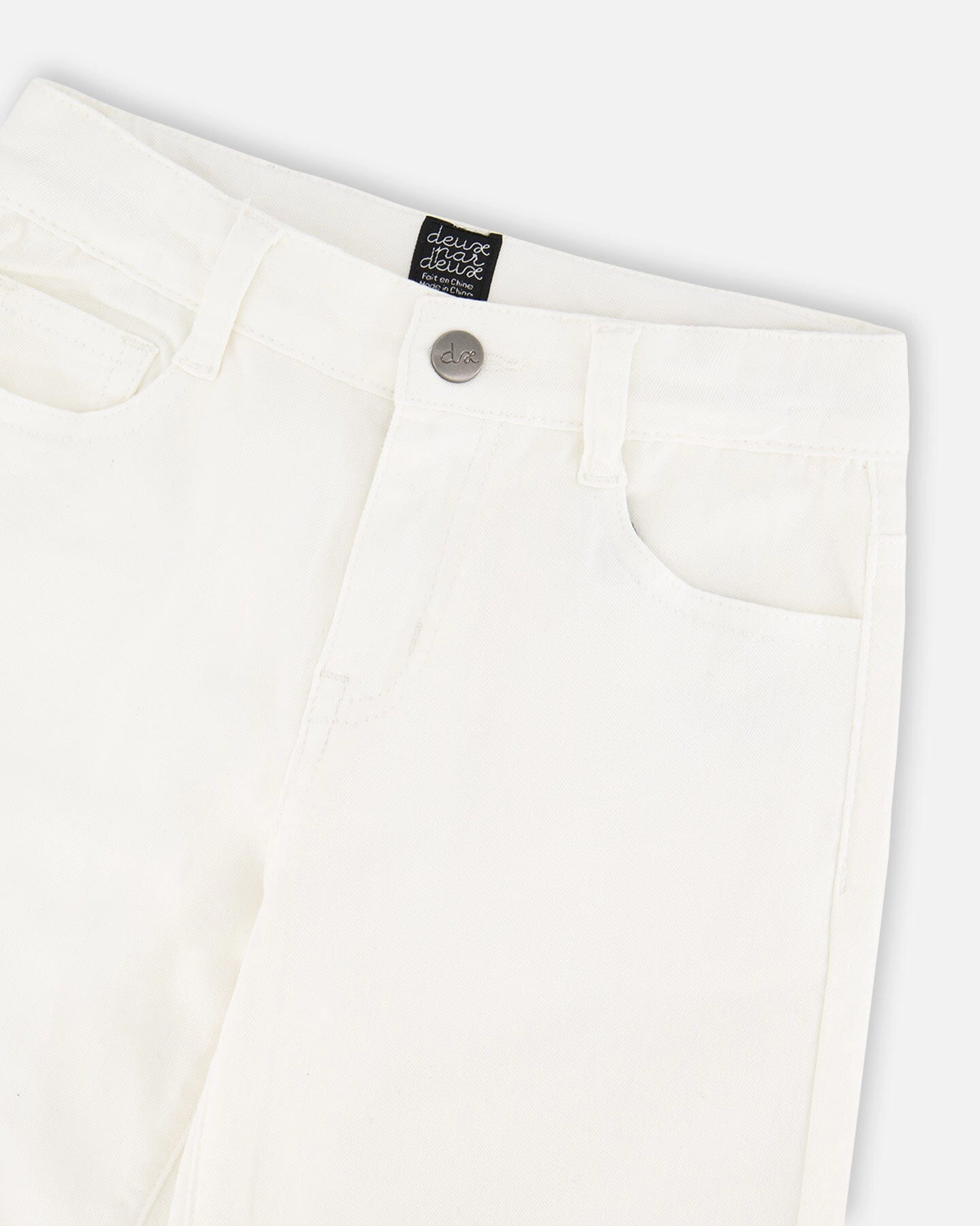 Deux par Girls Wide Leg Stretch Twill Jeans