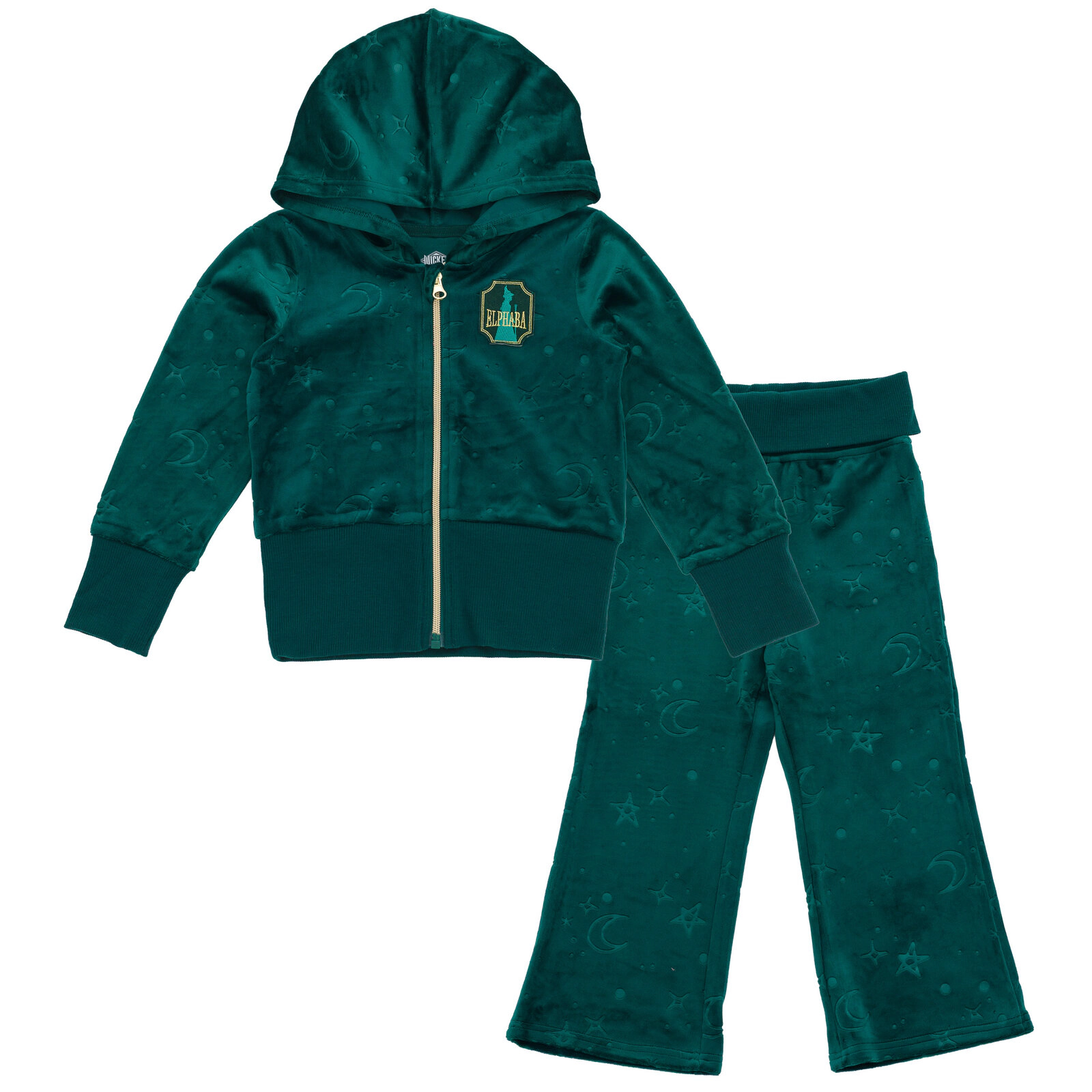 Wicked Girls' Velour 2-Piece Hoodie and Pants Set