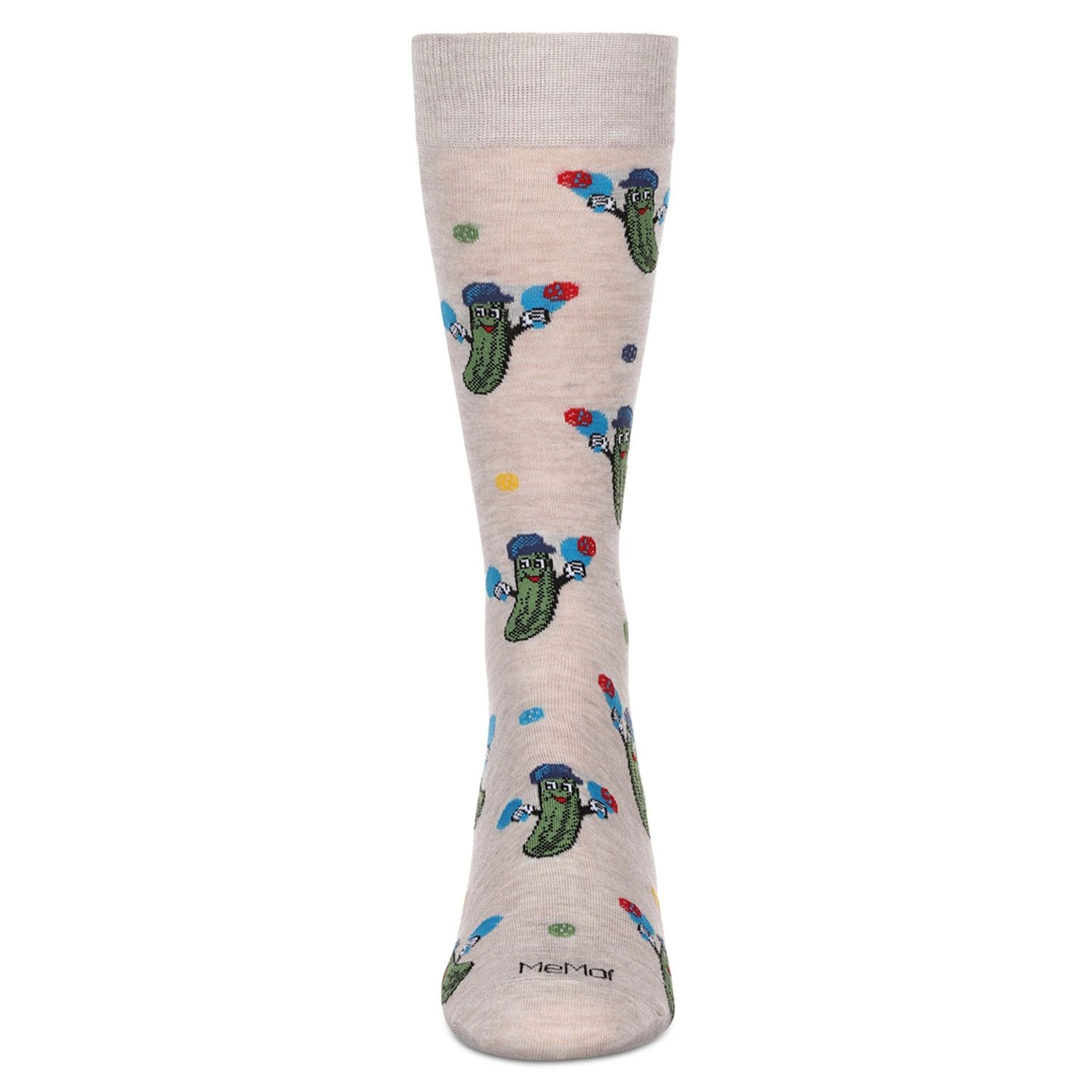 MeMoi Men's PickleBall Bamboo Crew Socks