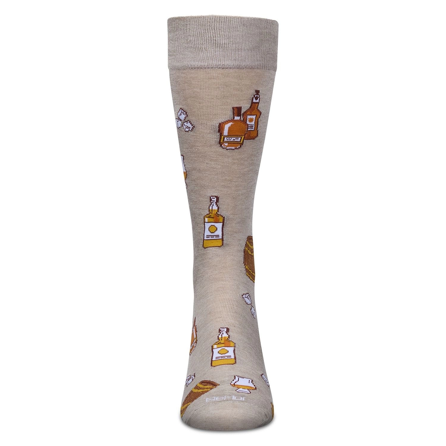 MeMoi Men's Whiskey Rayon From Bamboo Crew Socks