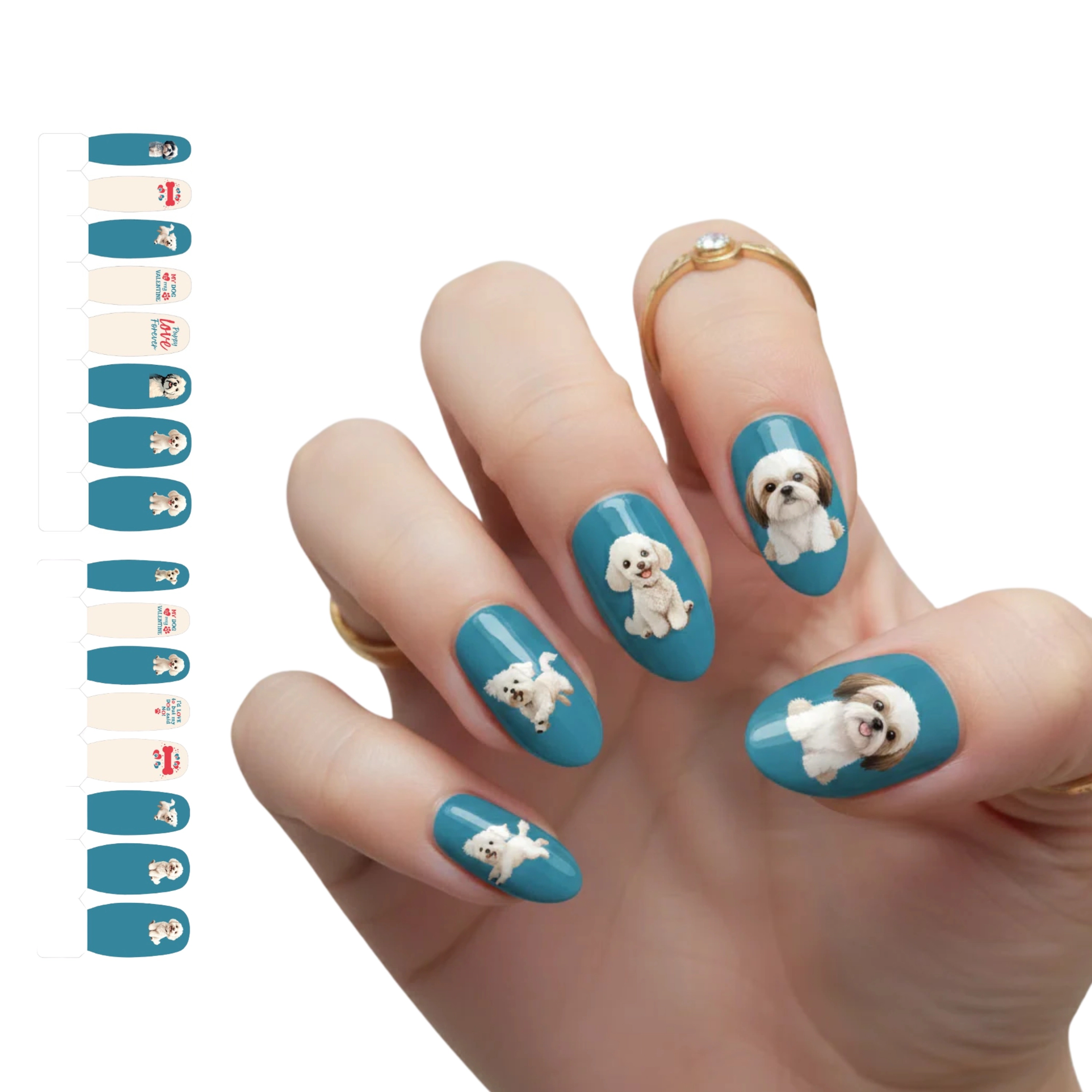 XPNail Women's Nail Polish Strips Poof 16ct