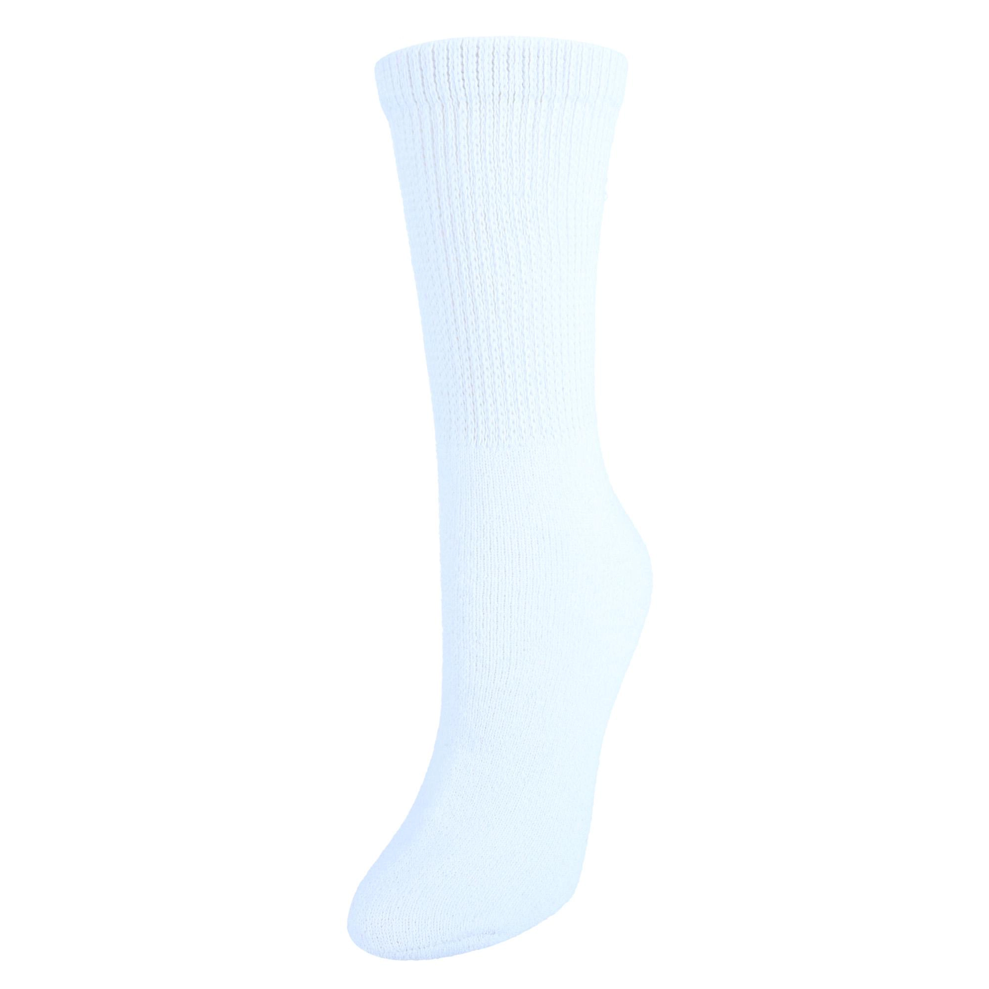 CTM Women's Cushioned Diabetic Crew Socks (3 Pair Pack)