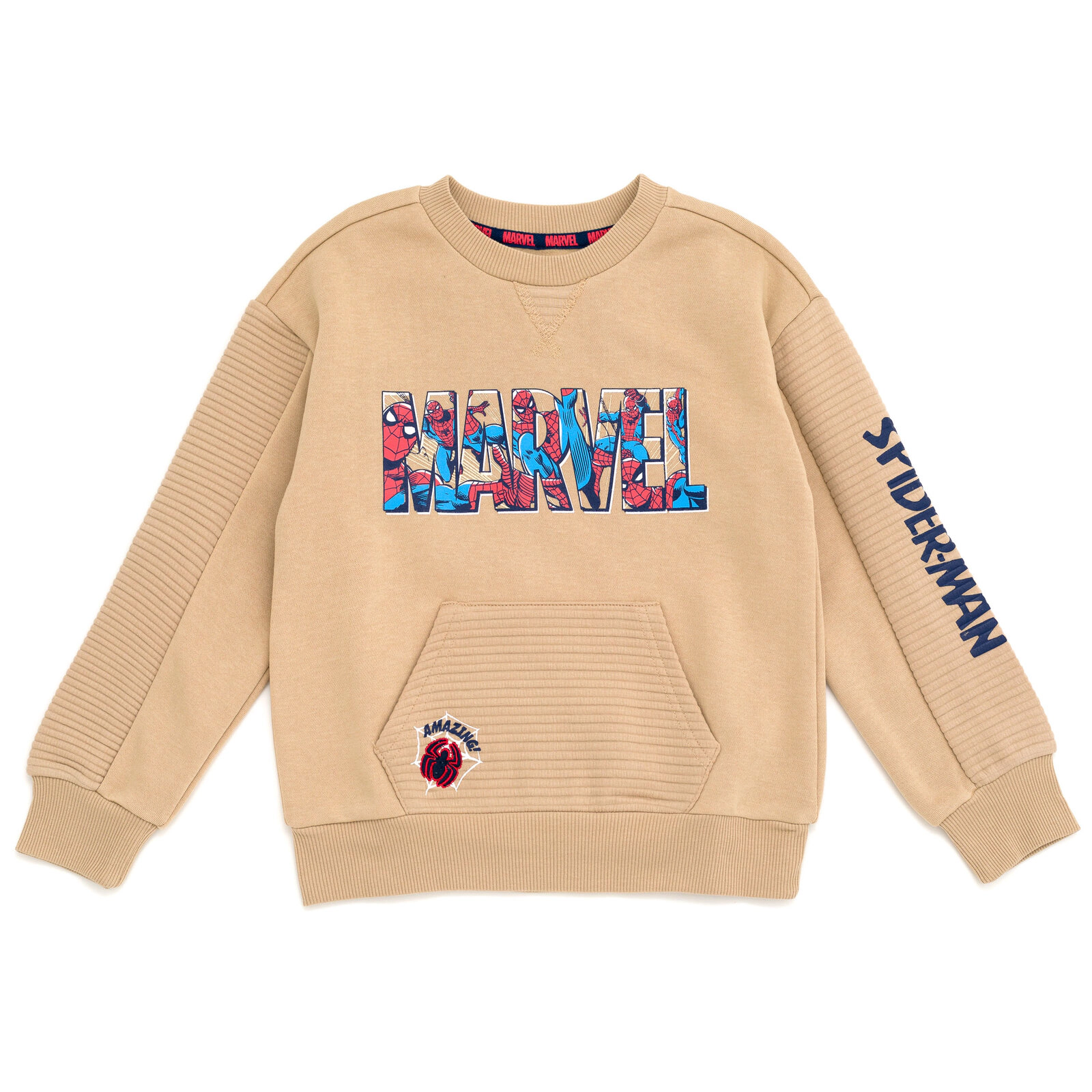 Marvel Spider-Man Boys' 2-Piece Fleece Sweatshirt and Pants Set