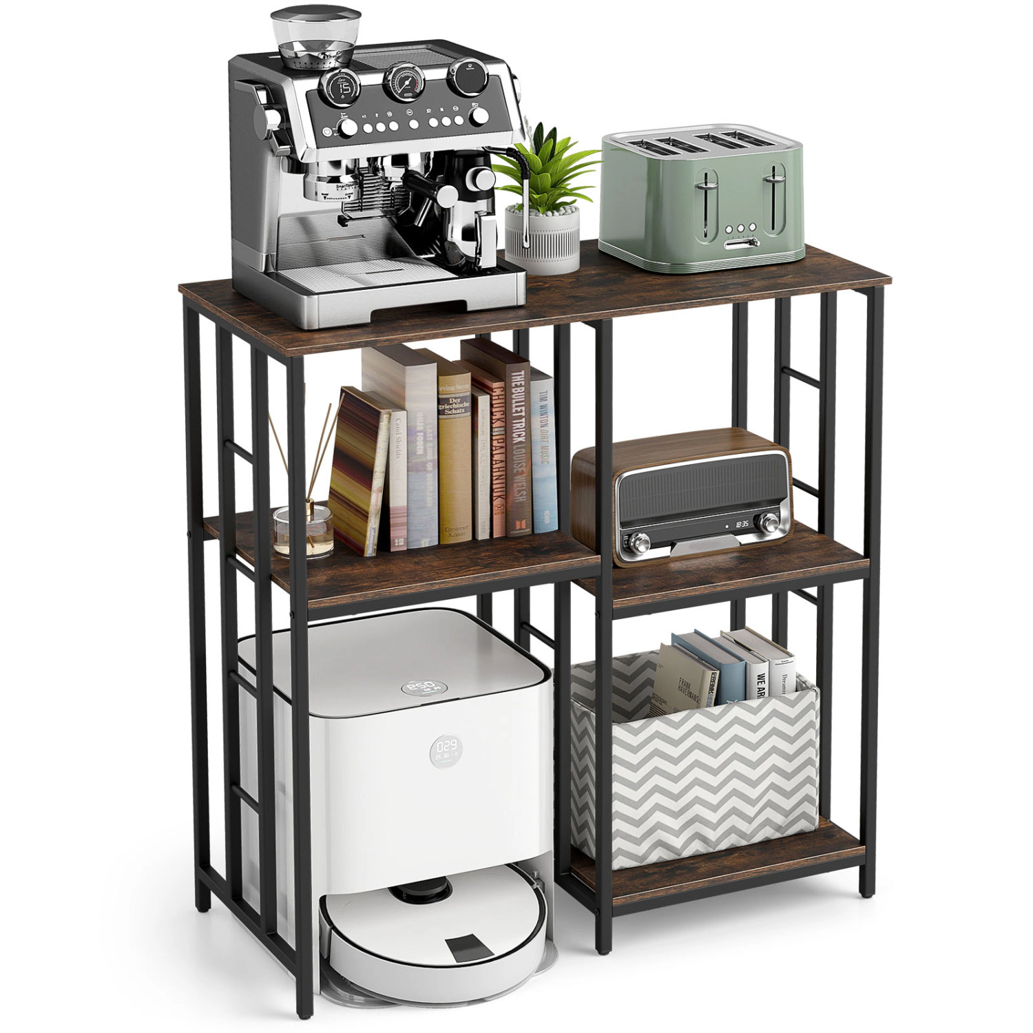 LJG 4-Tier Heavy-Duty Kitchen Baker's Rack