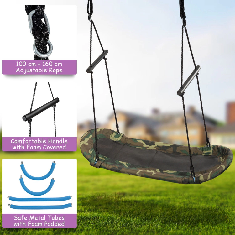 Hivvago Saucer Tree Swing Surf Kids Outdoor Adjustable Set