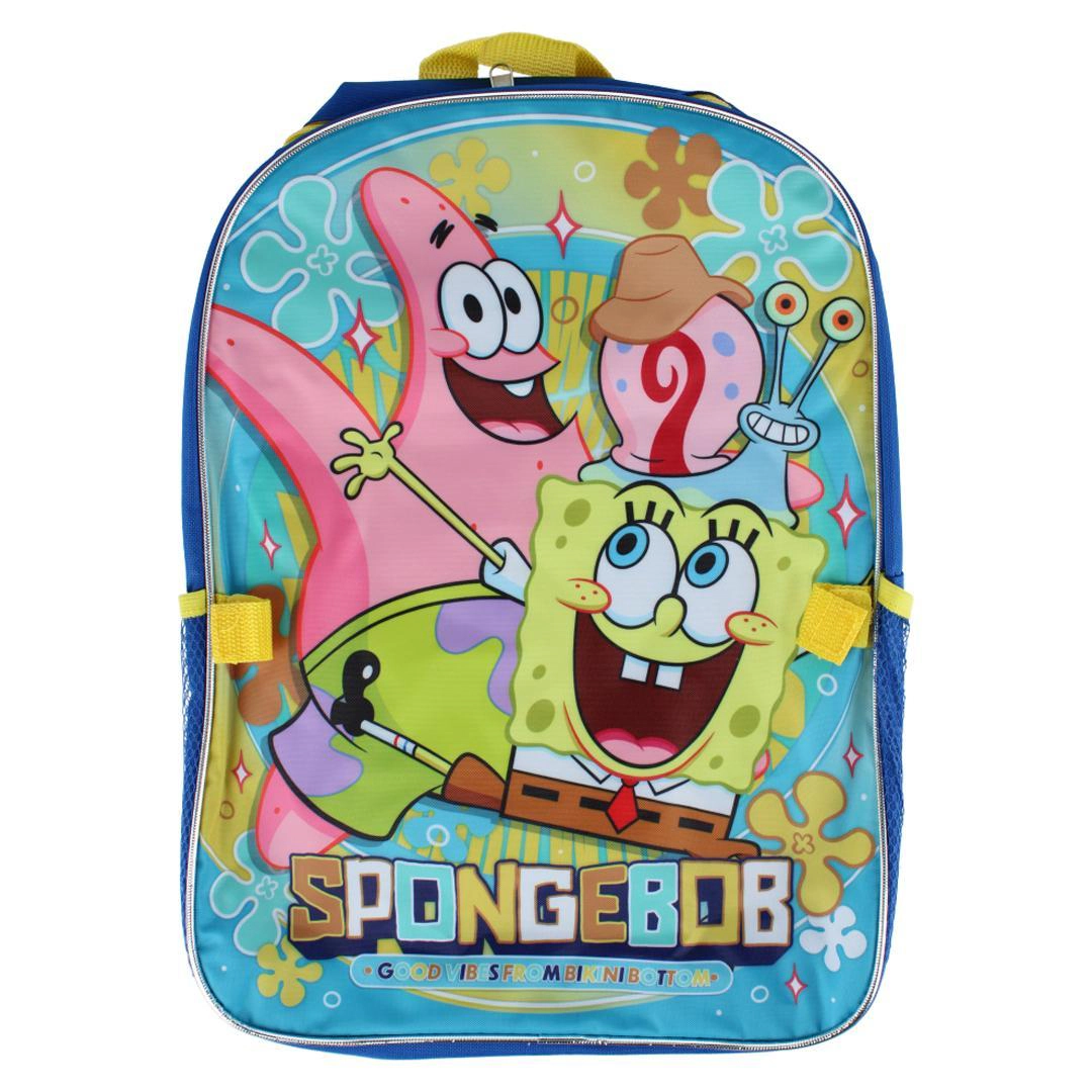 Nickelodeon Kids SpongeBob Backpack and Lunchbox Set