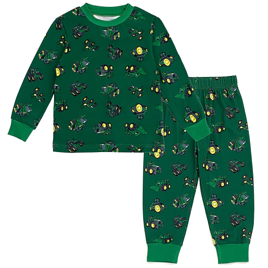 John Deere Boys' Pajama Shirt and Pants Set
