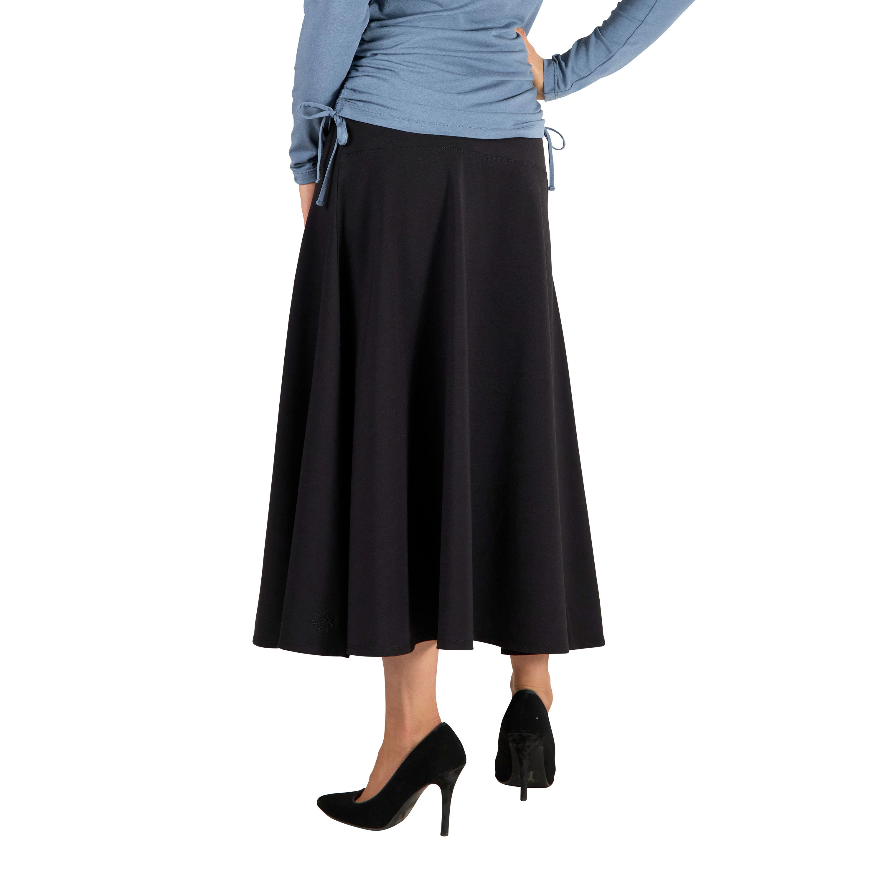 UV Skinz Women's A-Line UPF Midi Skirt