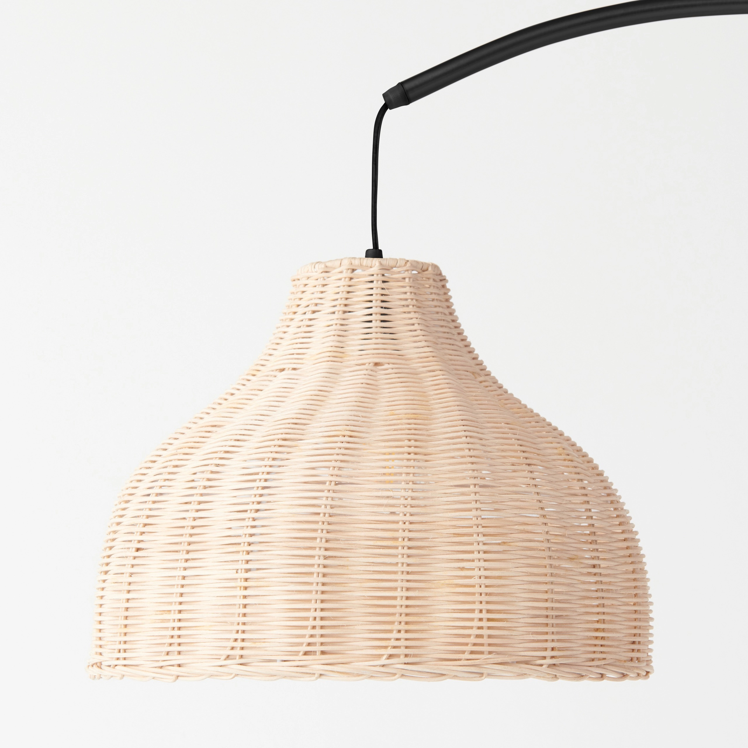Brightech Lark Rattan LED Floor Lamp