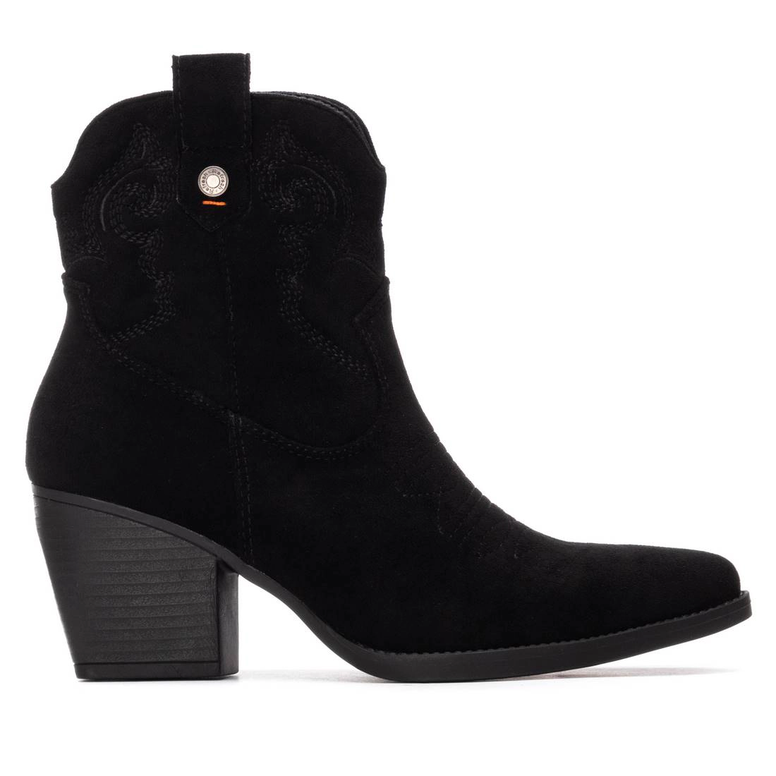 Women's Suede Italian Western Ankle Booties Refresh Collection By XTI