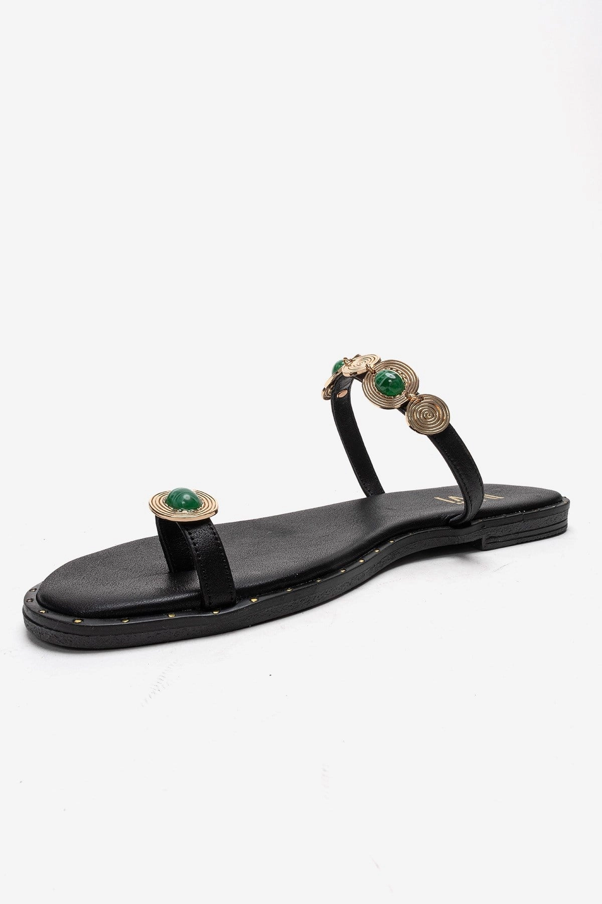 Forever & Always Womens Martinez Leather Thong Sandals