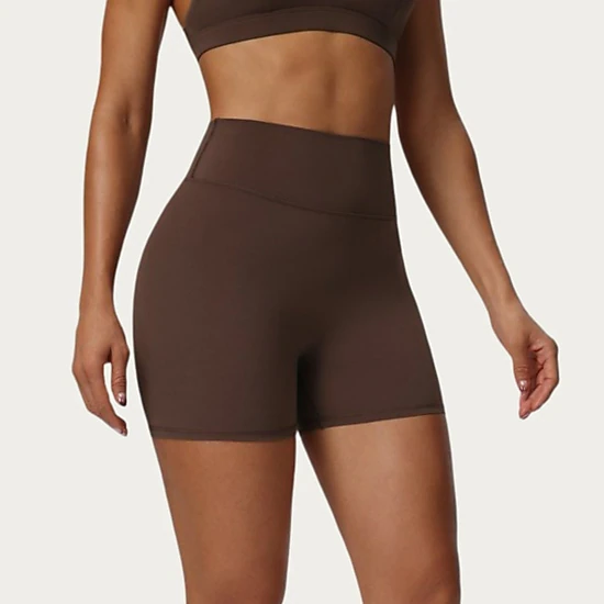 Anna-Kaci Women's High Waist Biker Shorts with Smooth Stretch Knit Fabric