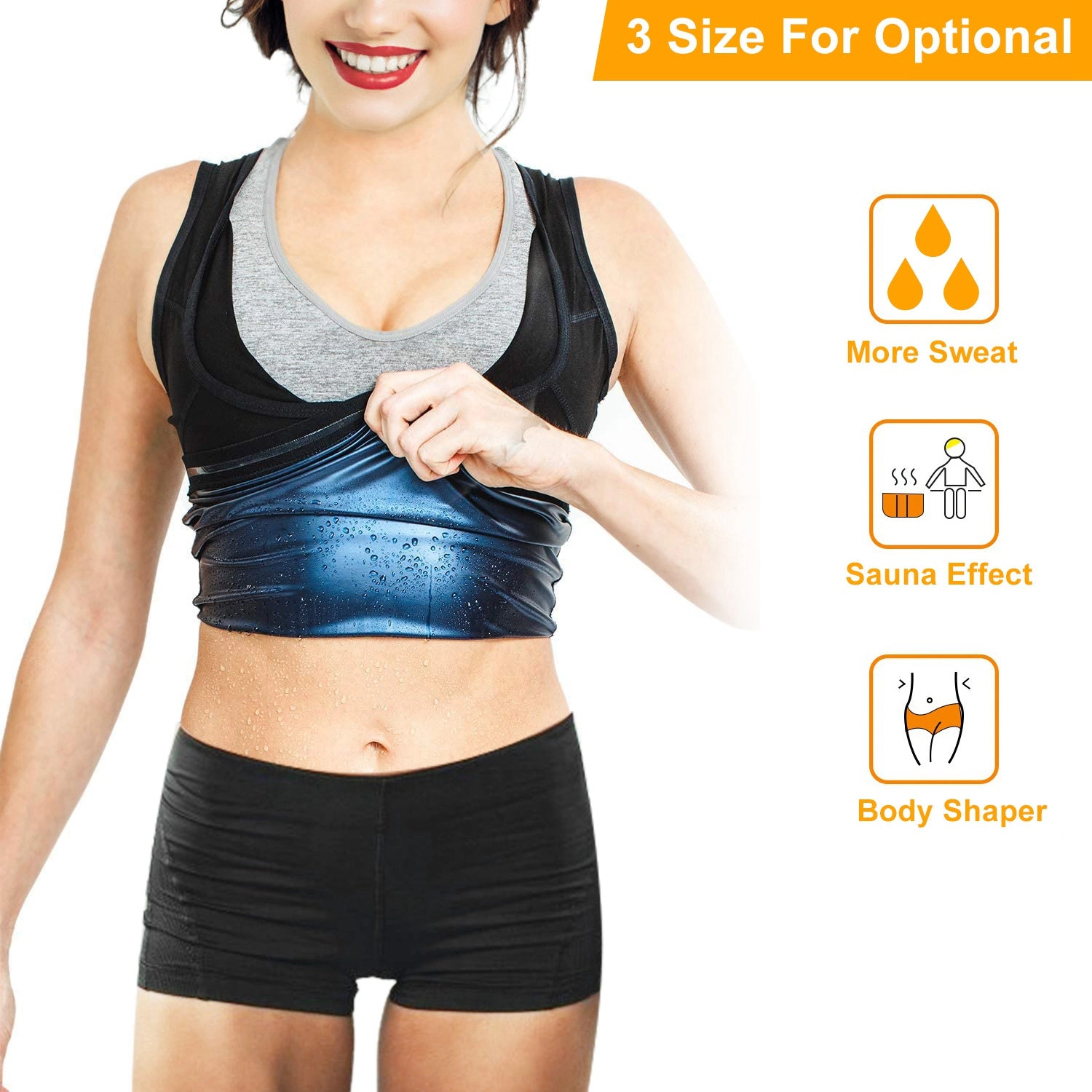 GBruno Heat-Trapping Sweat Vest Waist Trainer