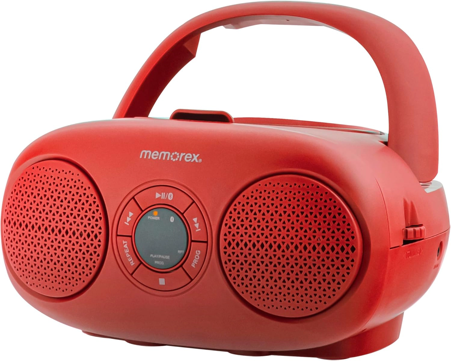 Memorex MX-BCD20 Portable Bluetooth Boombox, Red