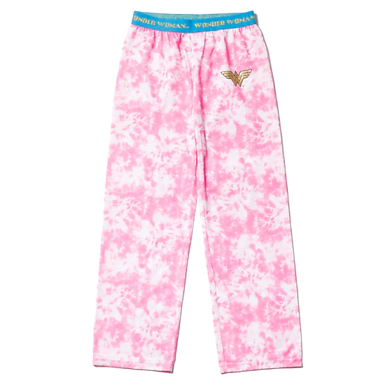 DC Comics Justice League Wonder Woman Girls' 2-Piece Pajama Shirt and Pants Set