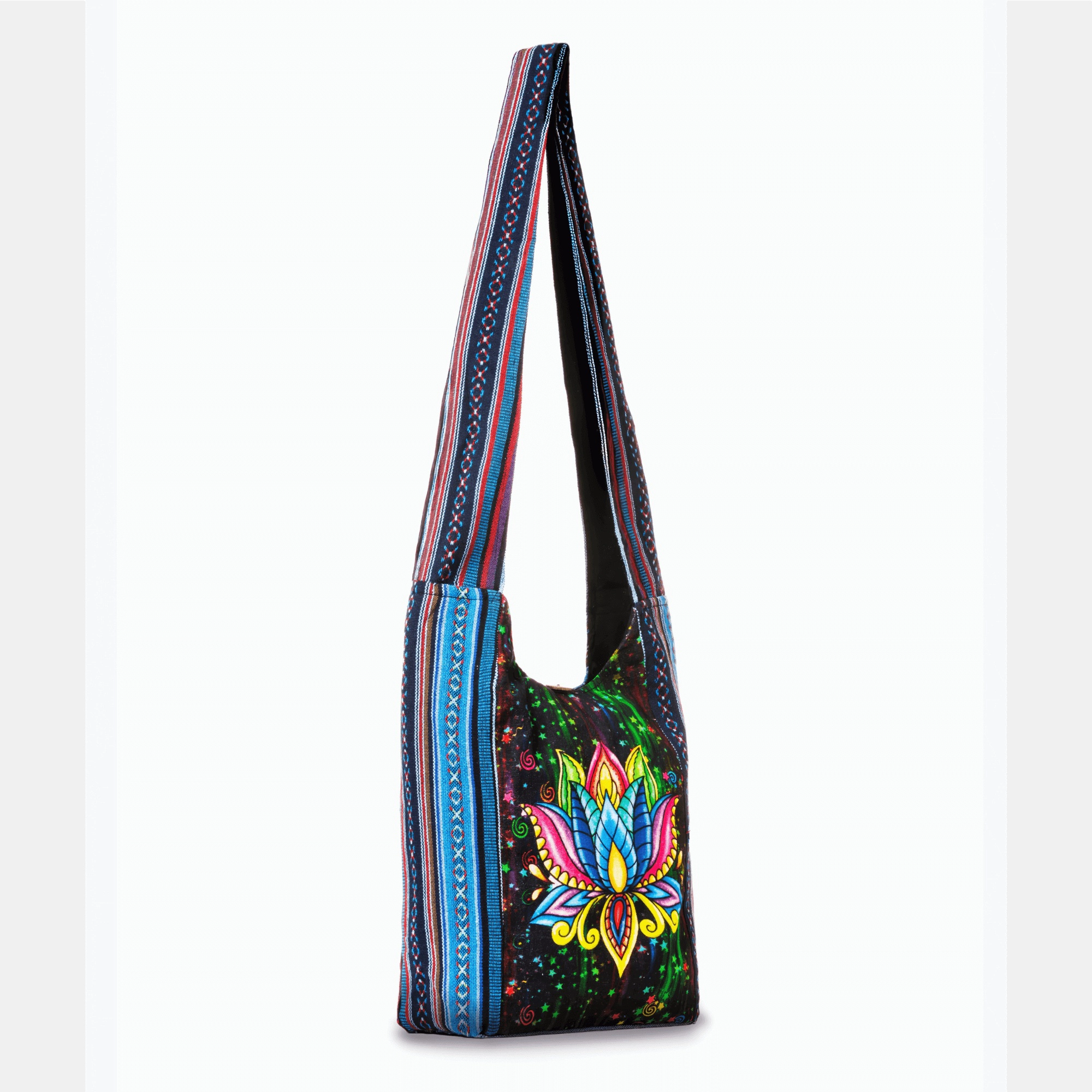 Kathmandu Collection Womens Lotus Handmade Hobo Bag