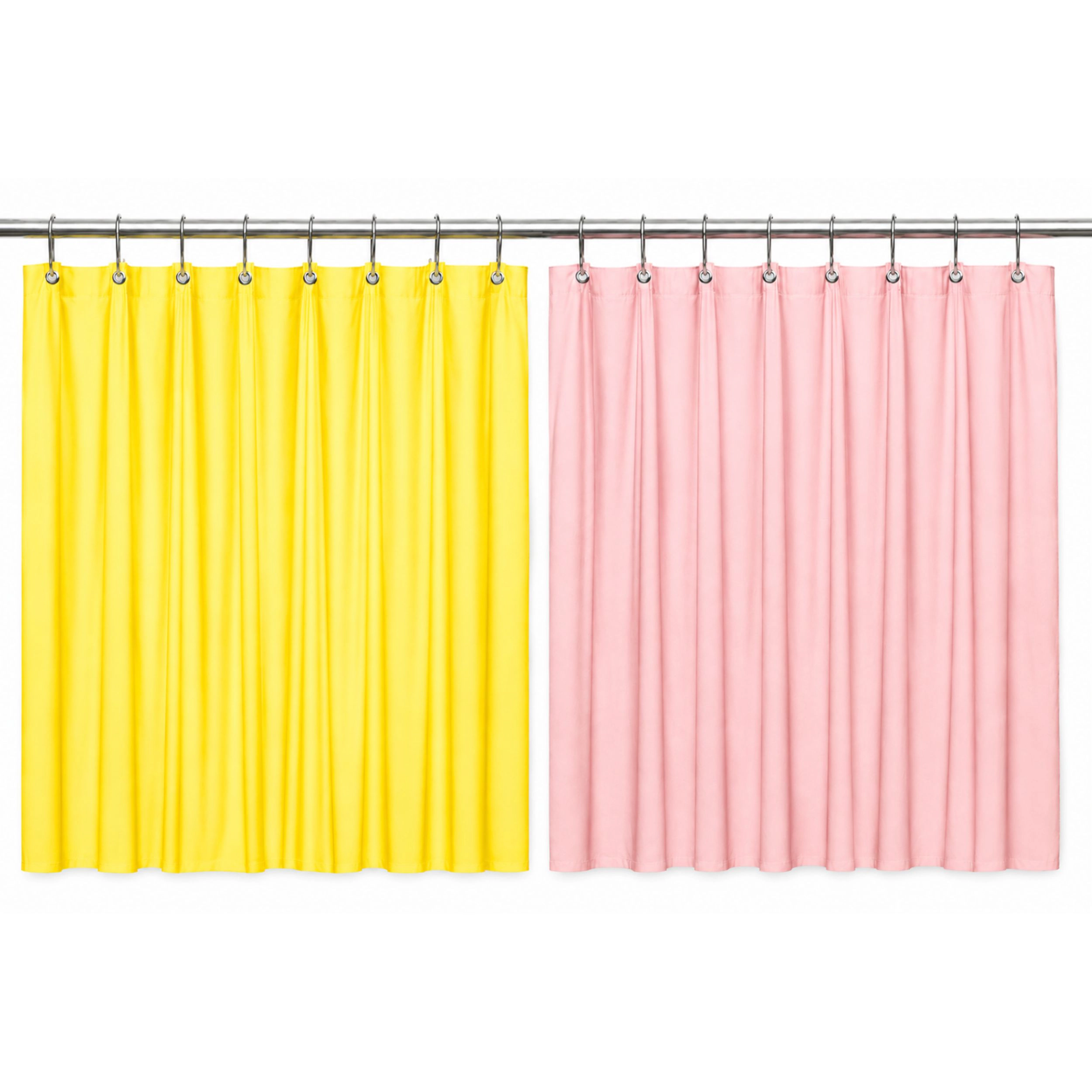 Home Collection Magnetized PVC Shower Curtain Liner 70" x 72" Mildew Resistant