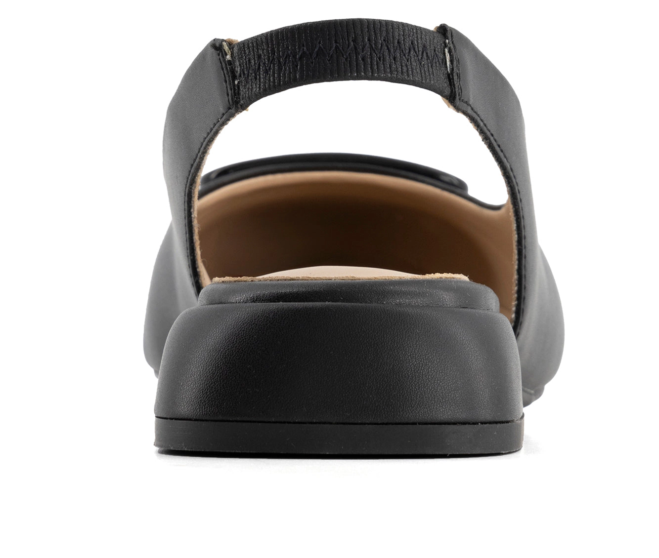 Andrea Womens Elastic Slingback Flats