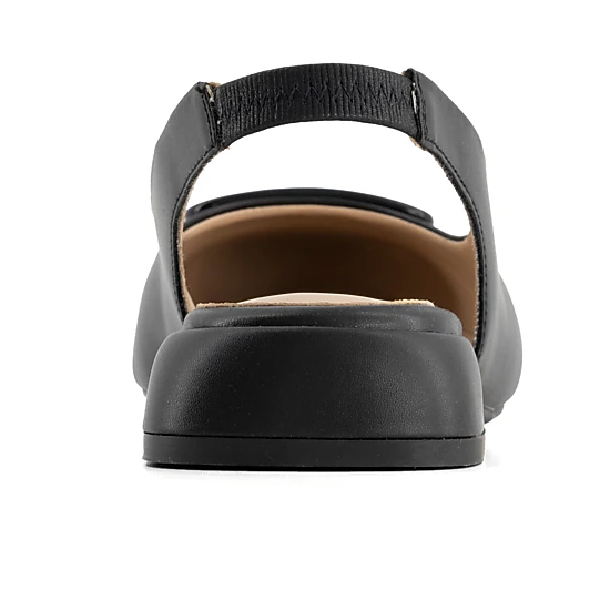 Andrea Womens Elastic Slingback Flats