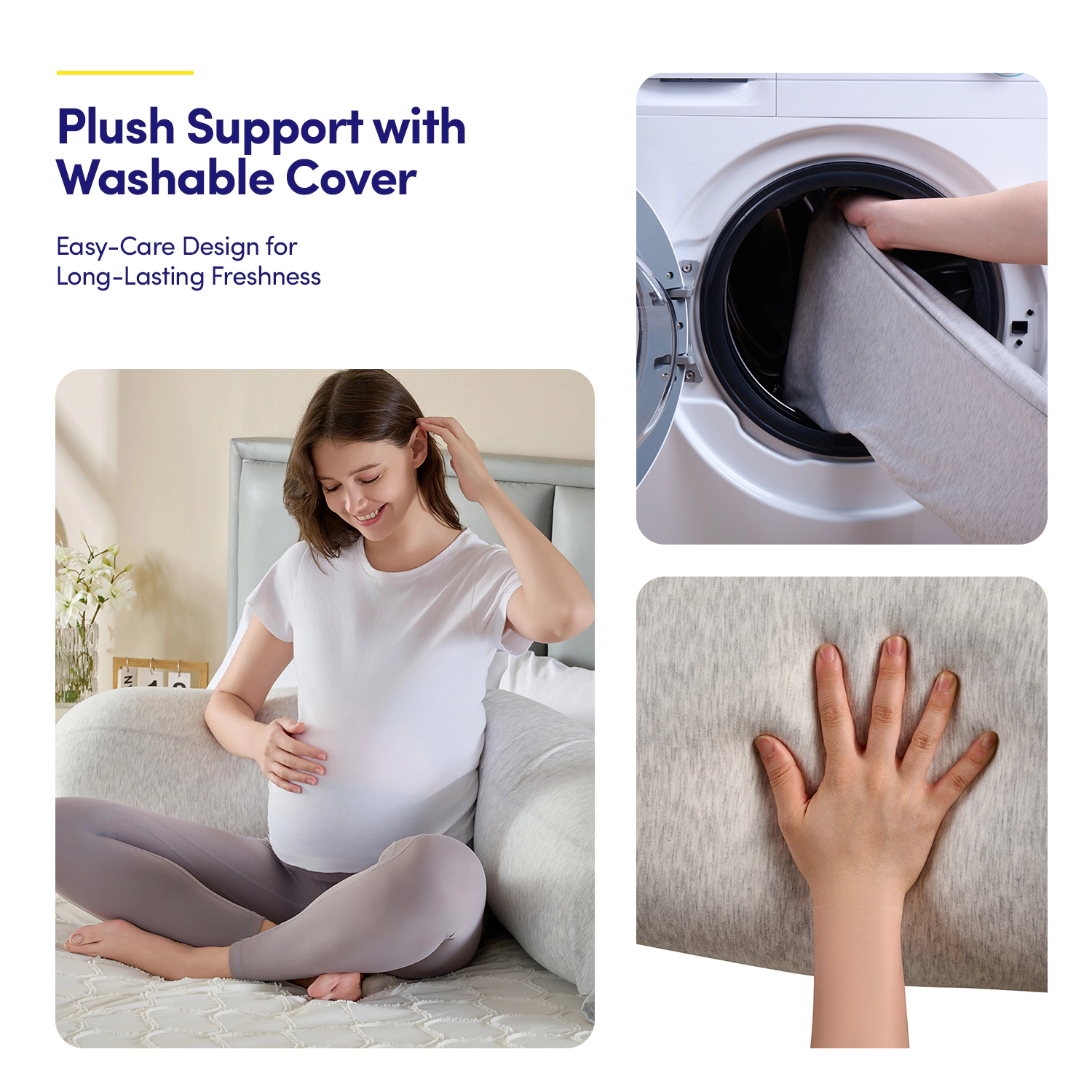 Sweet Home Collection Maternity Bean Filled Pillow